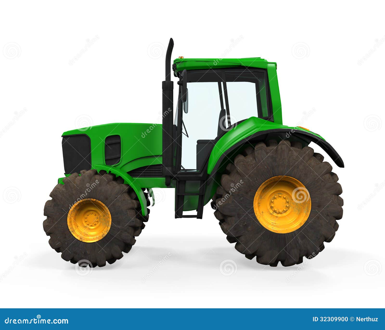 green tractor clipart - photo #28
