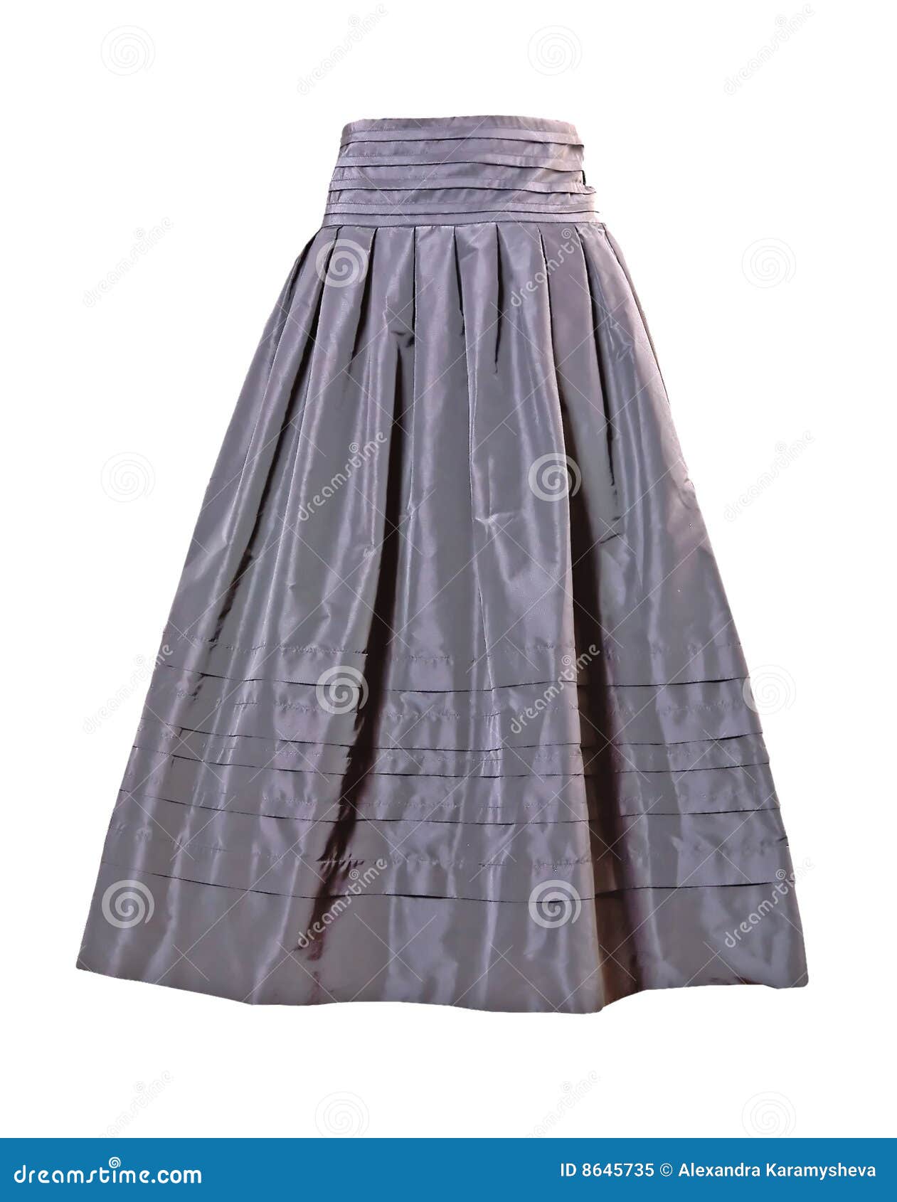 Gray Silk Skirt 91