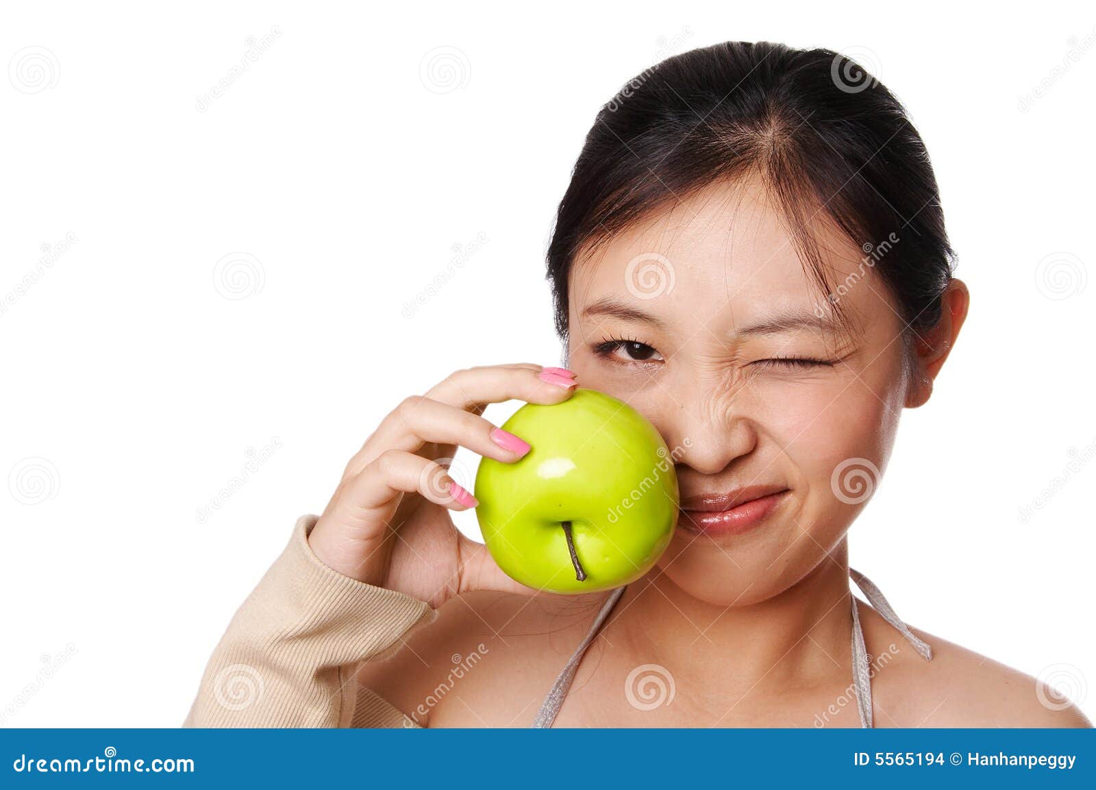 Stock Images: Grimace girl