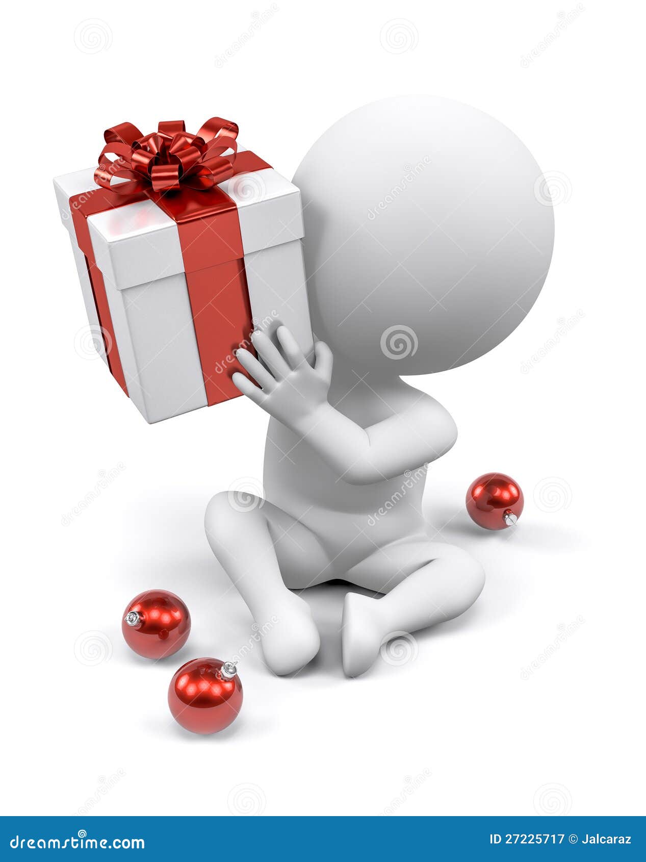 guessing christmas gift royalty free stock photography guessing christmas gift royalty free stock photography