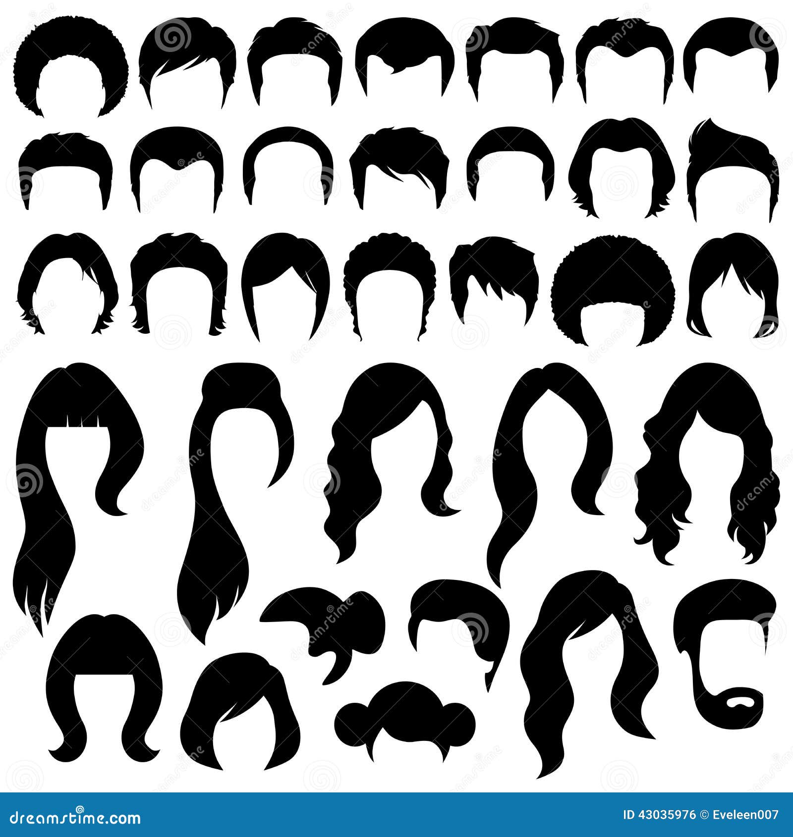 clipart hairstyles - photo #44