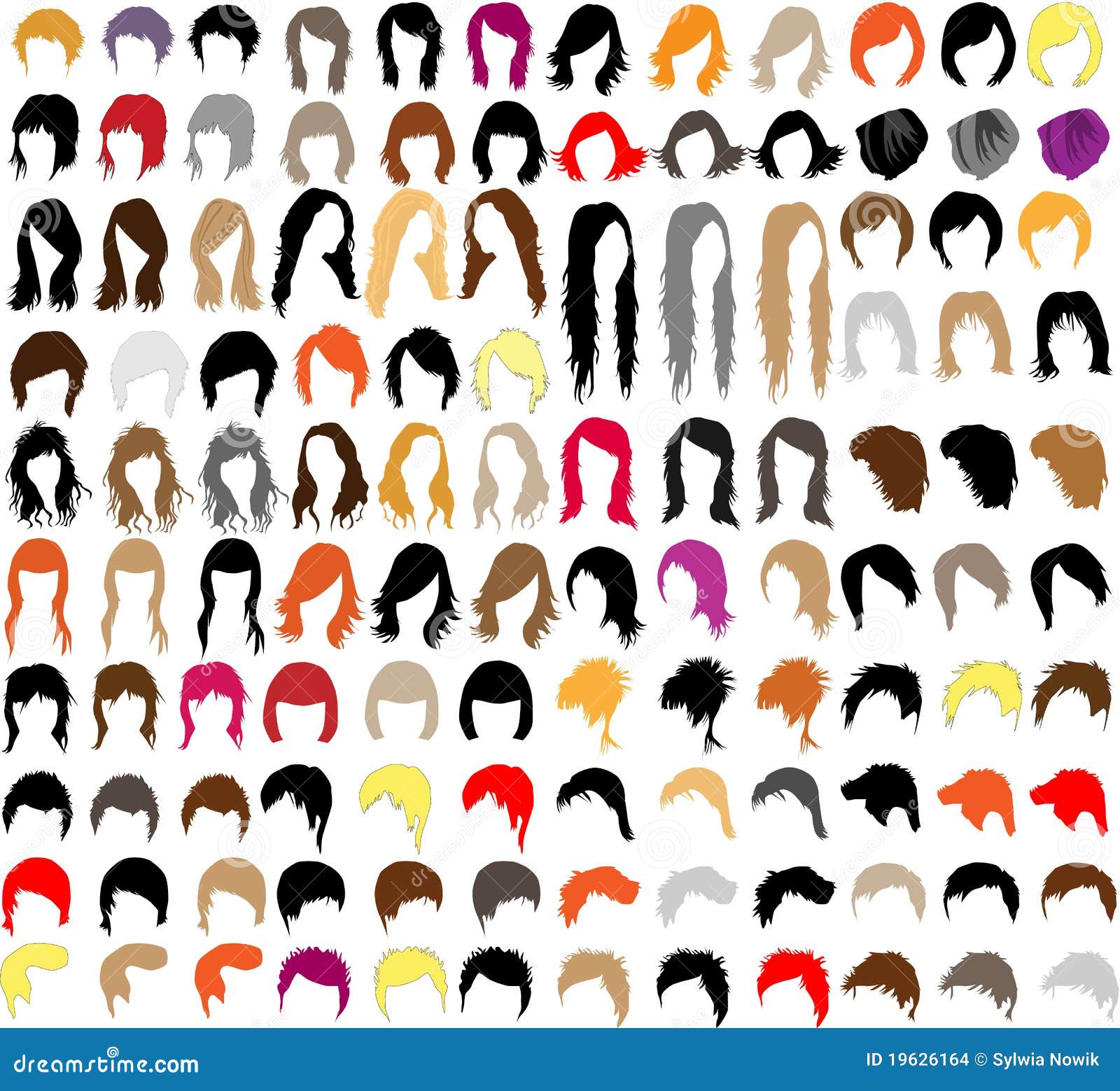 clipart hairstyles - photo #45