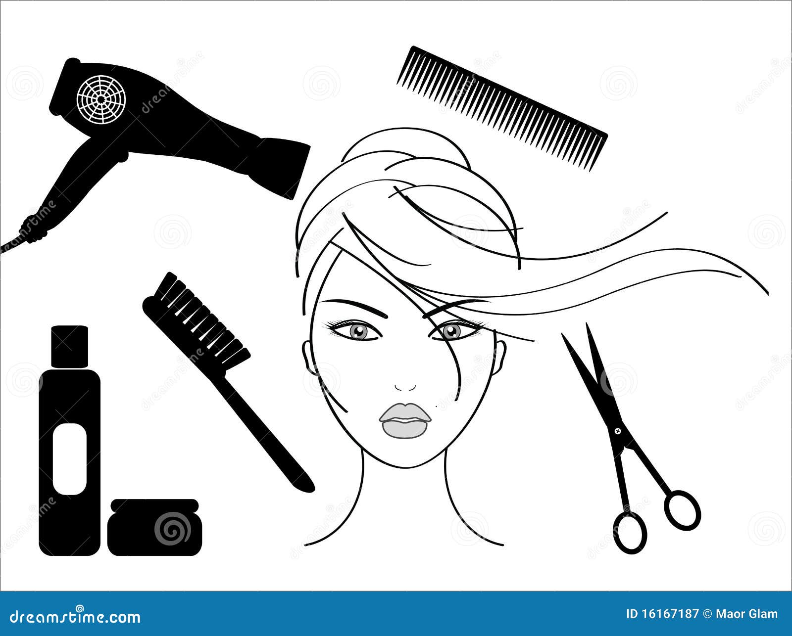 clip art for hair stylist business cards - photo #45