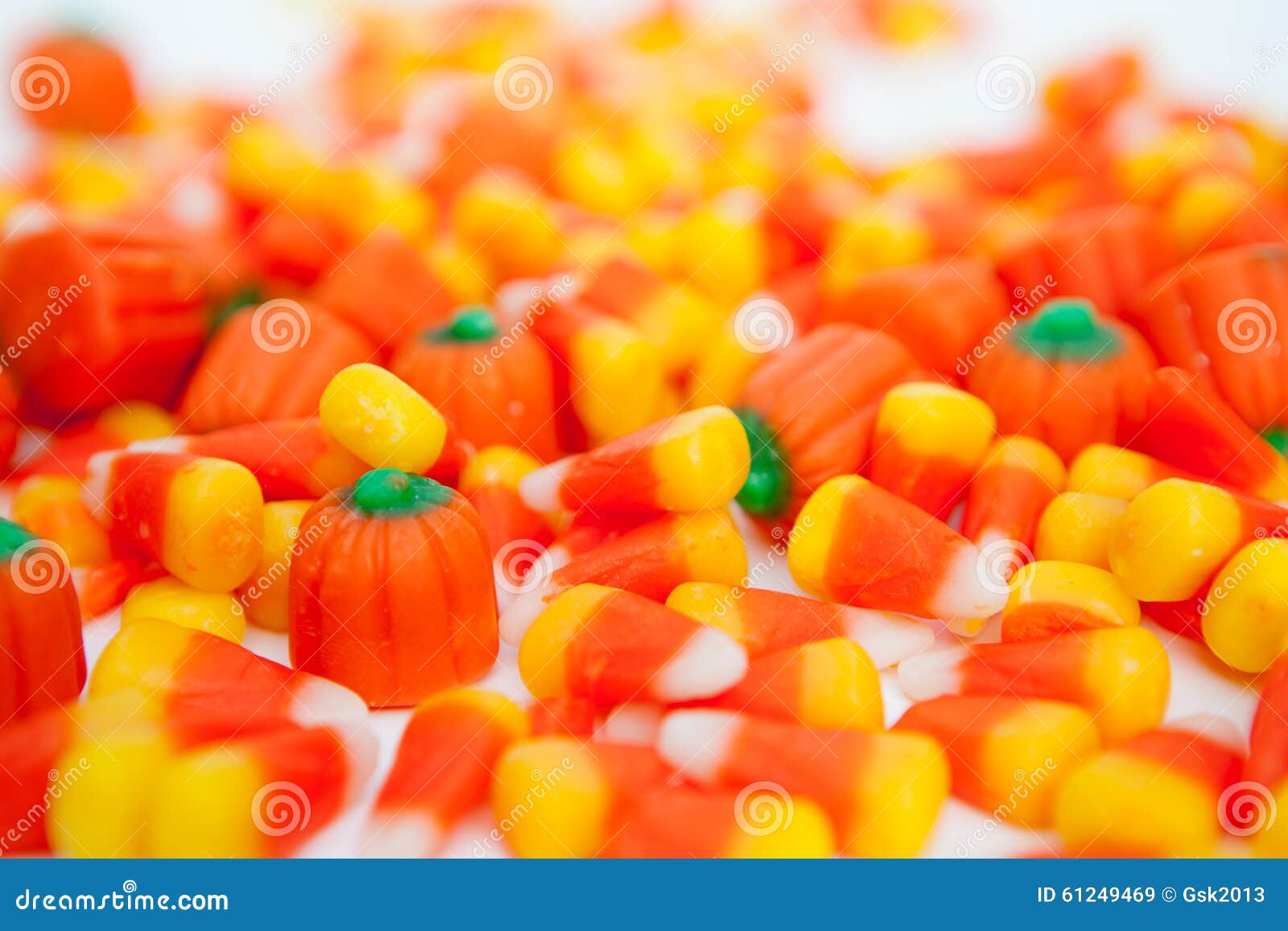 Halloween Candy Background Stock Photo - Image: 61249469