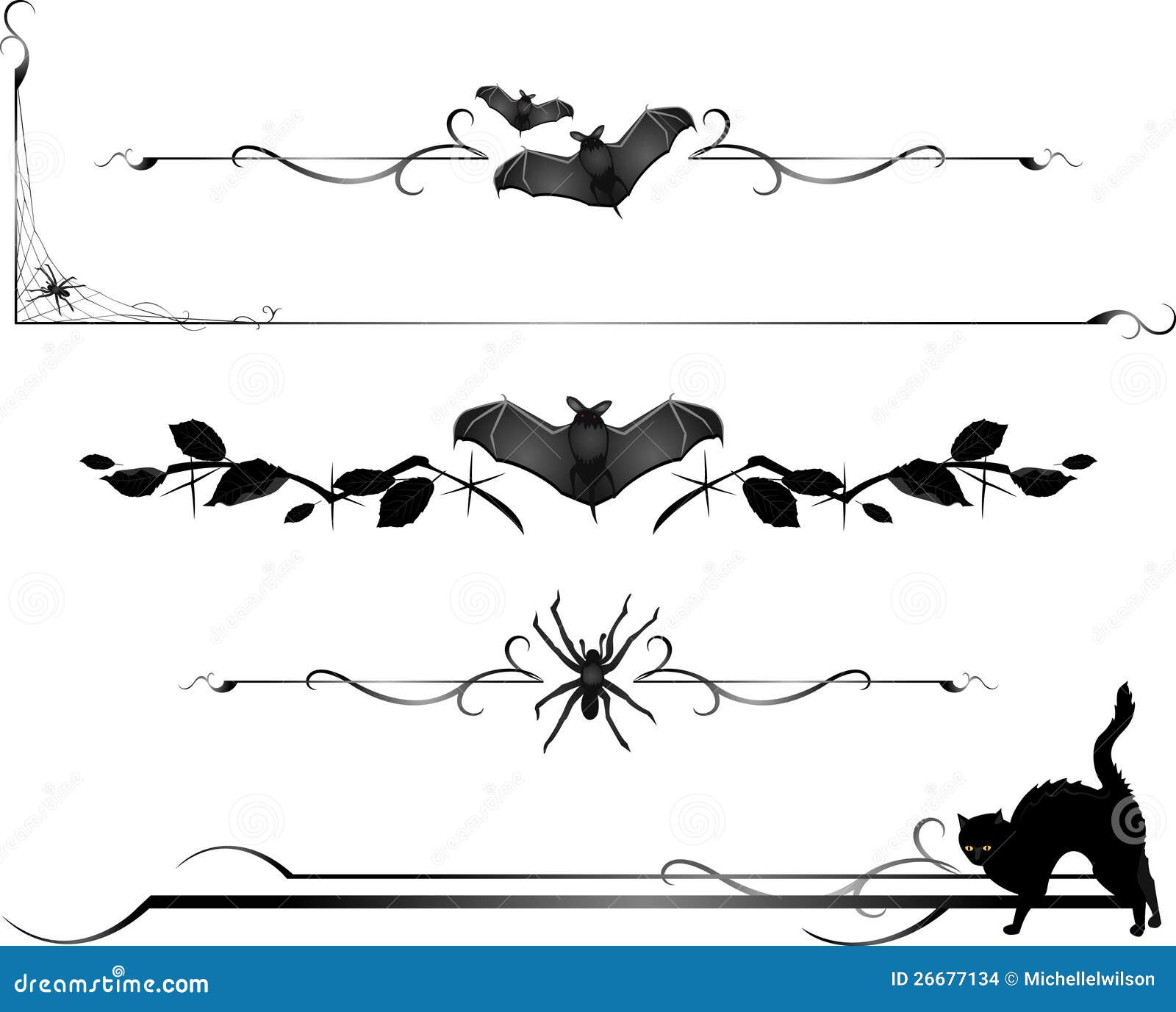 halloween clipart lines - photo #2