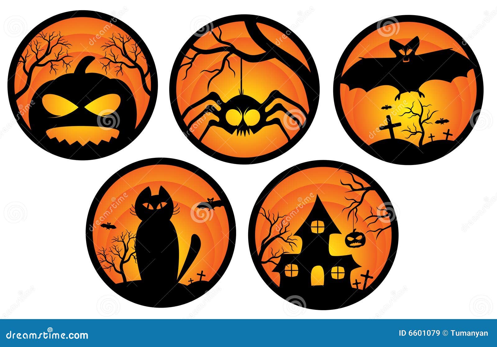 halloween stickers 6601079