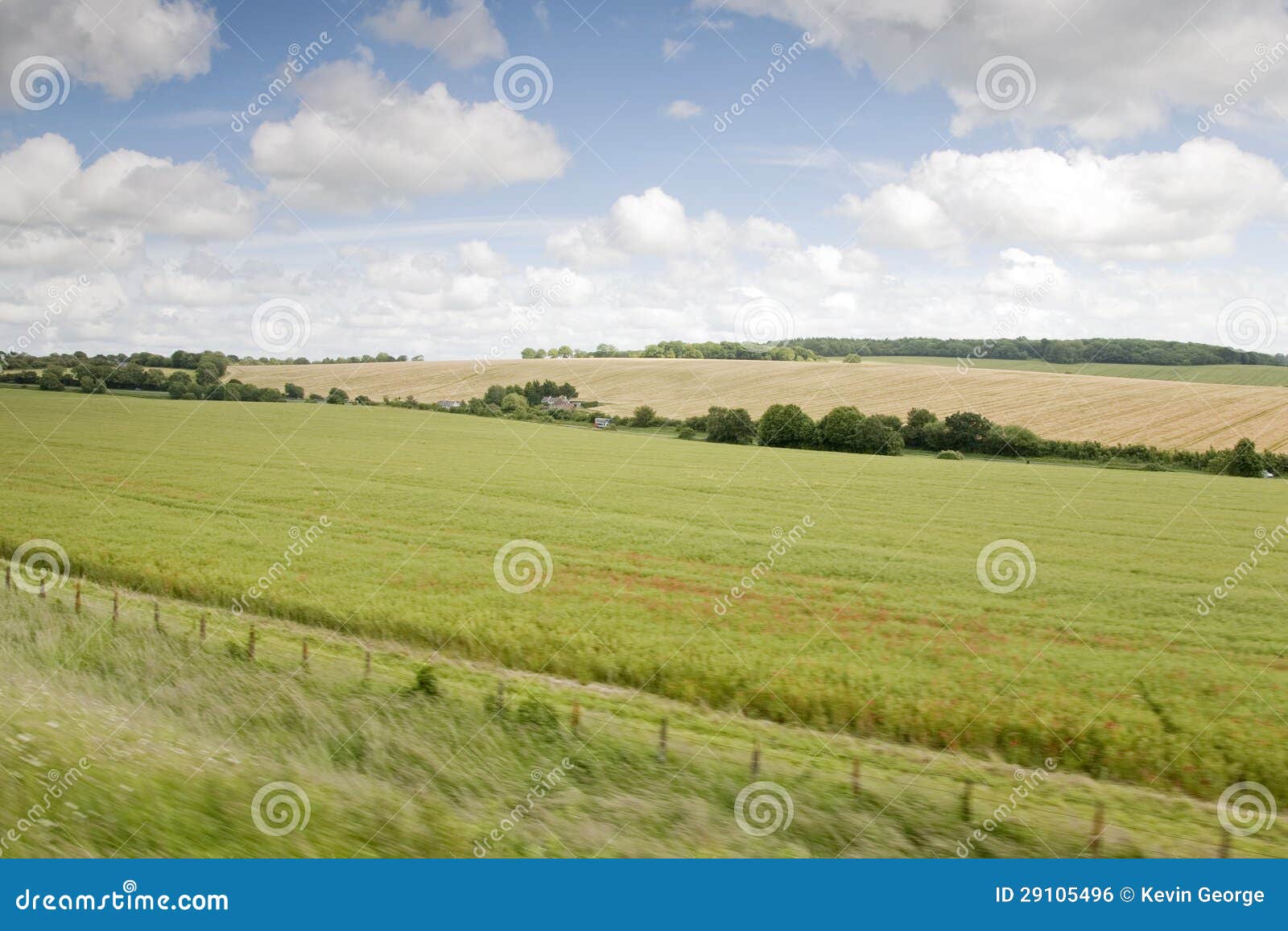 Hampshire Landscape in England, UK.