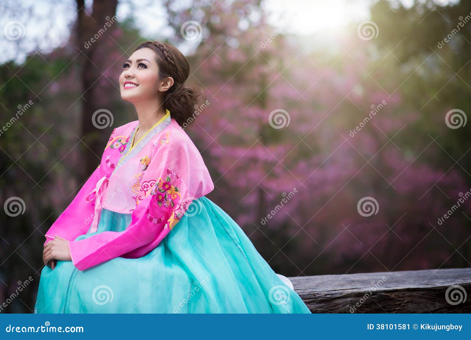Beautiful Japanese Girl Traditional Dress