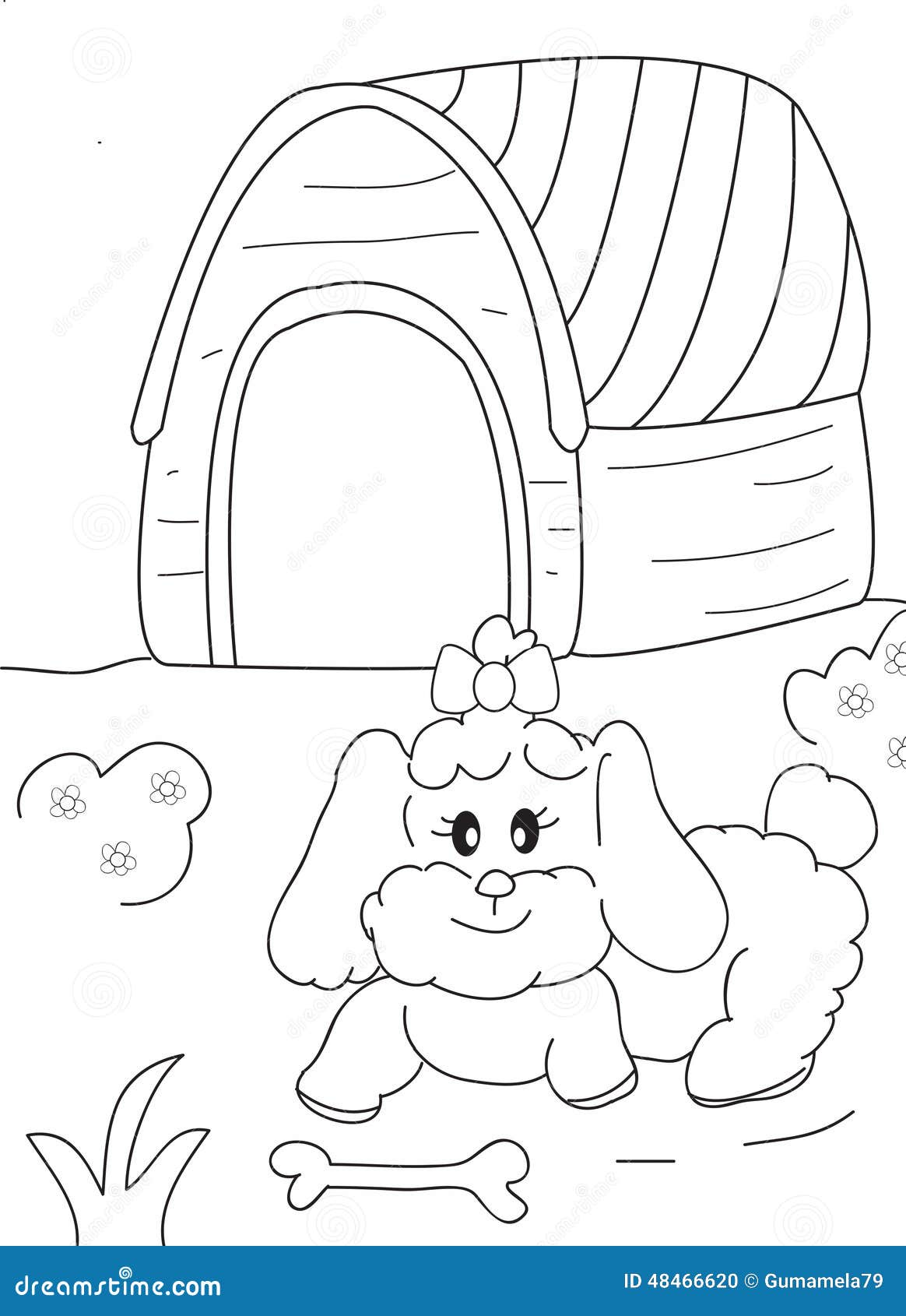 Bone Coloring Page #1 Bone Coloring Page #1