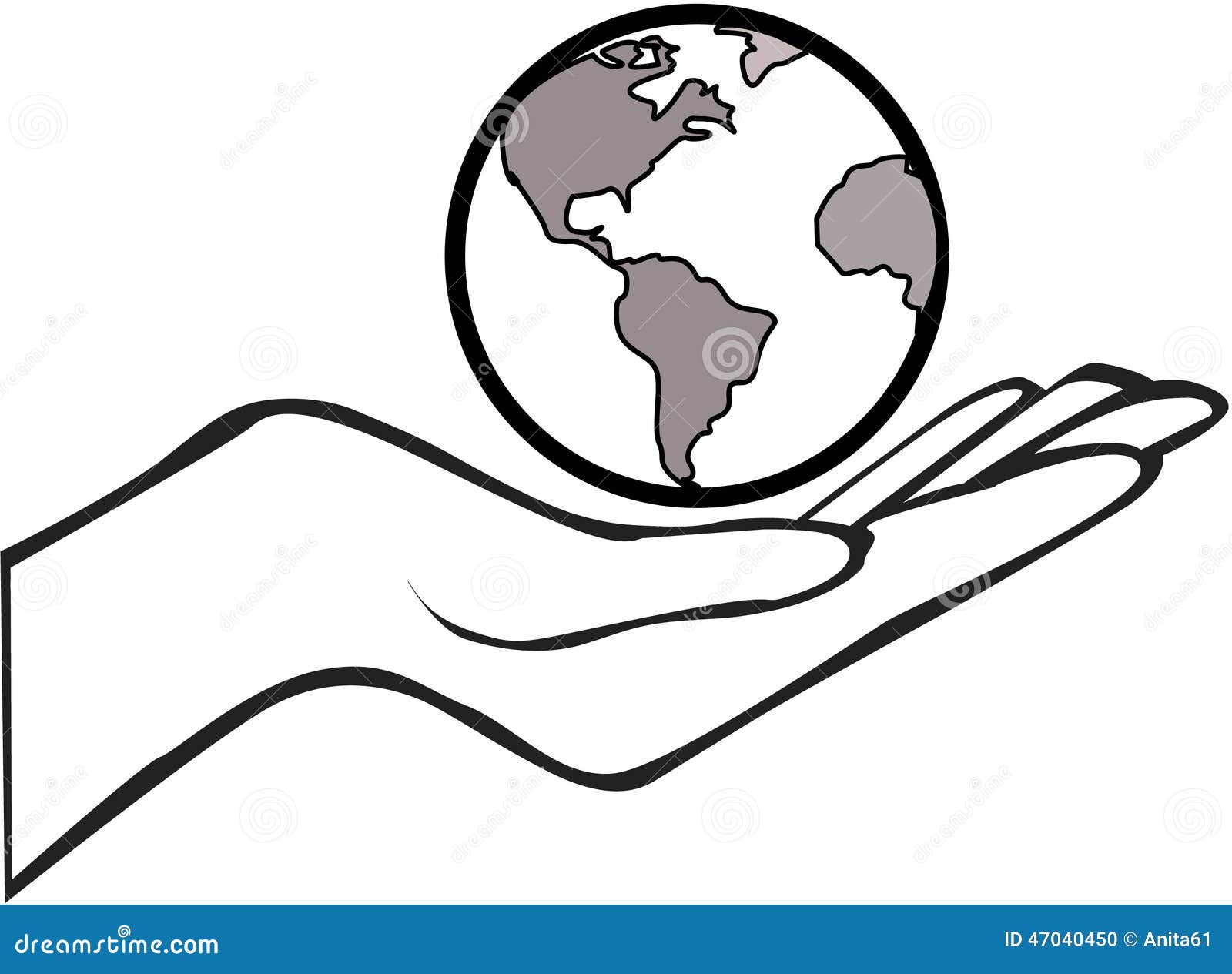 clipart earth black and white - photo #28