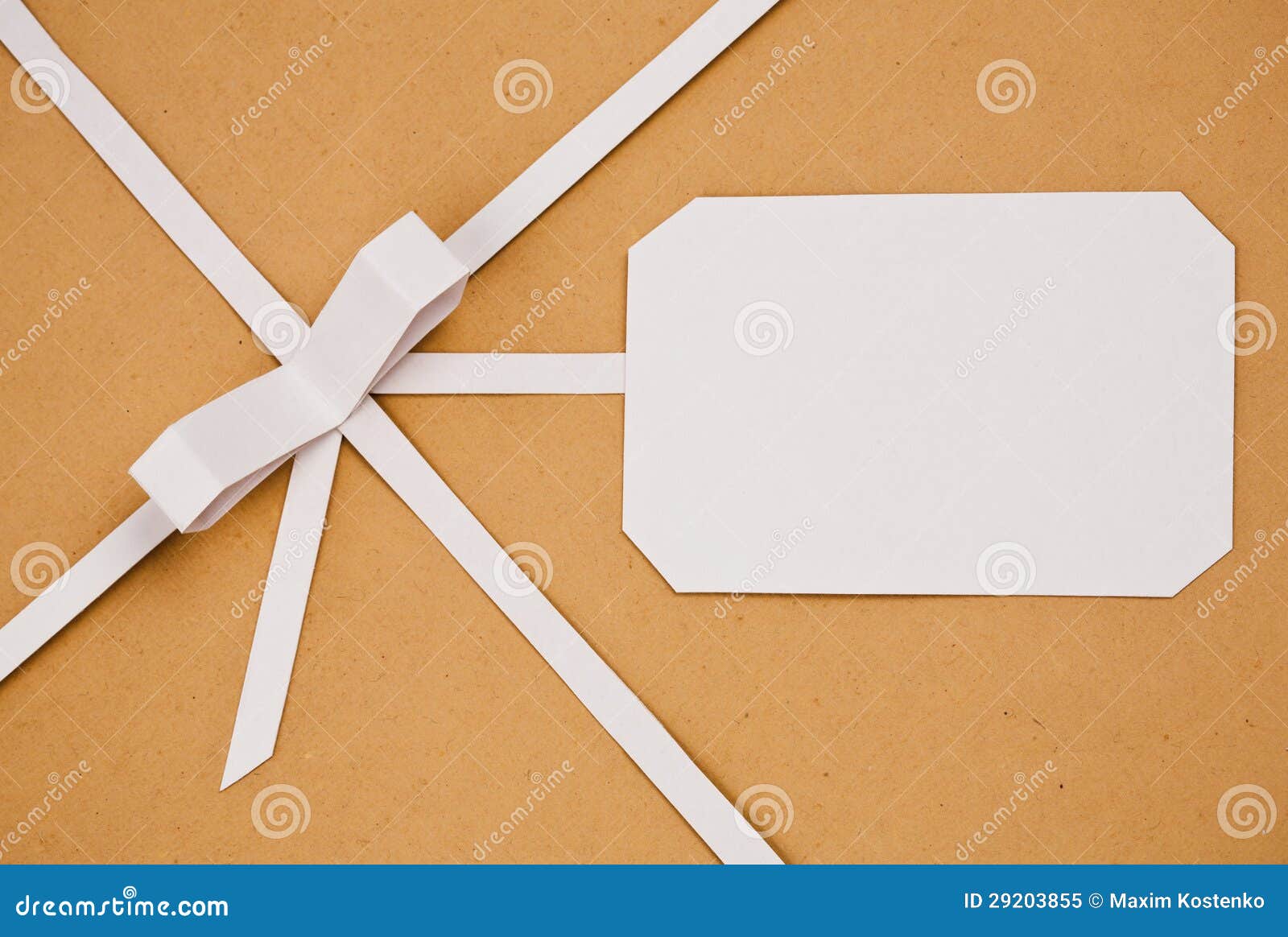  - hand-made-ribbon-bow-blank-tag-paper-29203855
