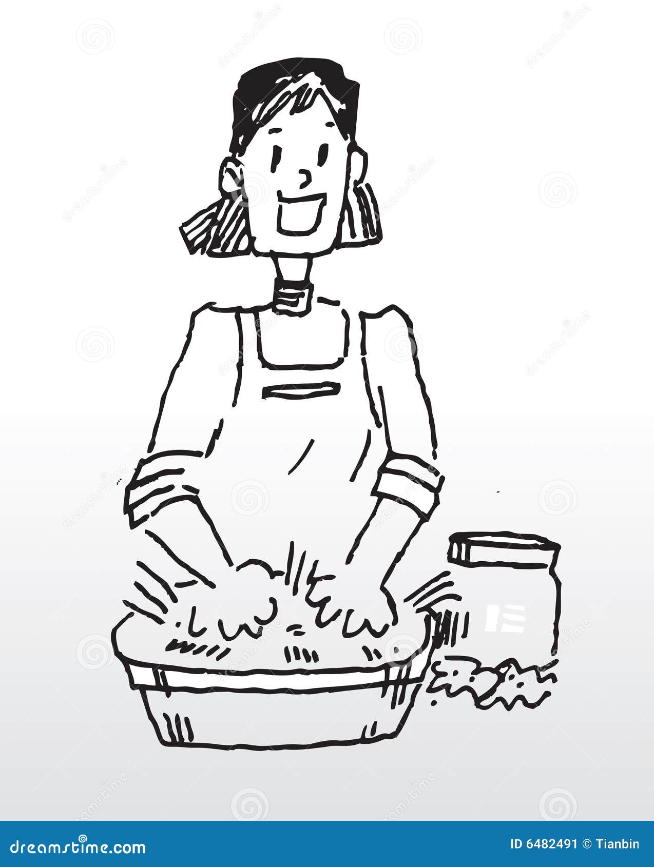 Hand Washing Cloth Stock Image - Image: 6482491