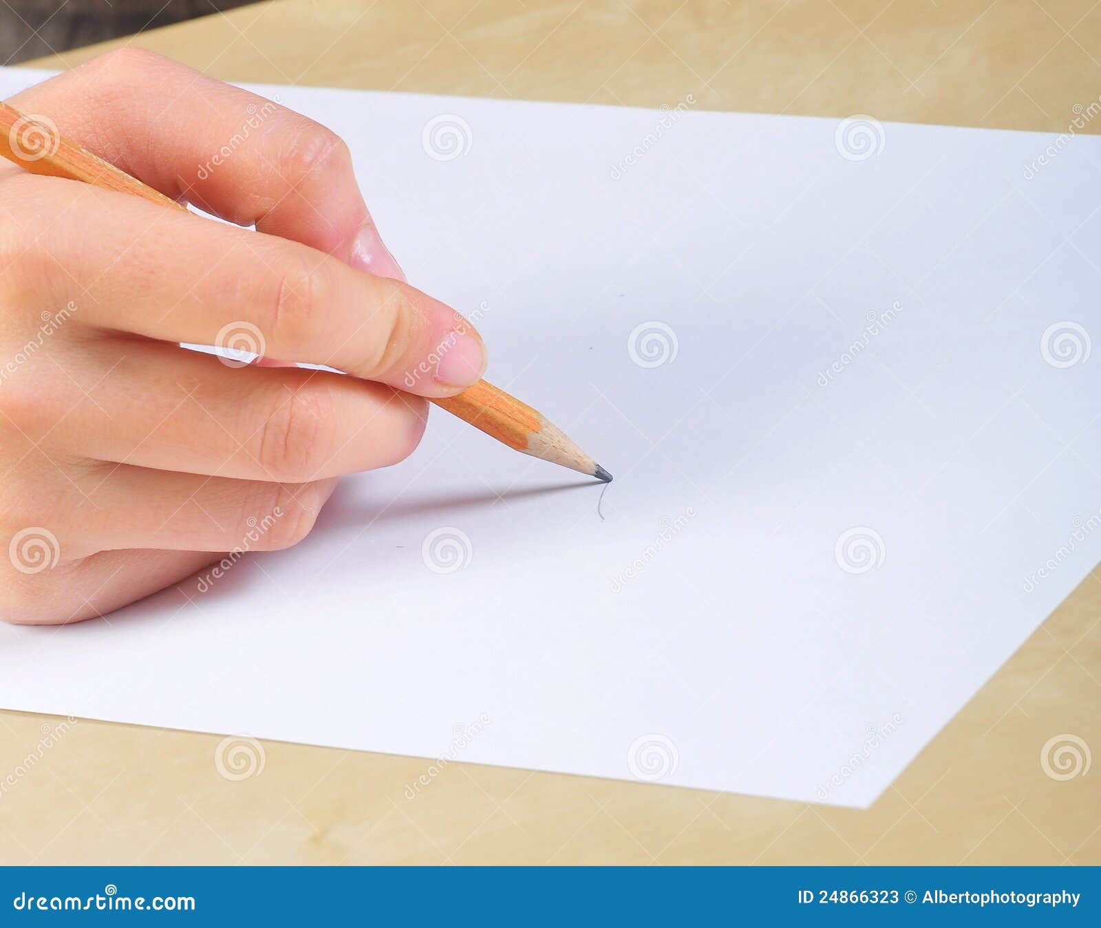 Writing on paper