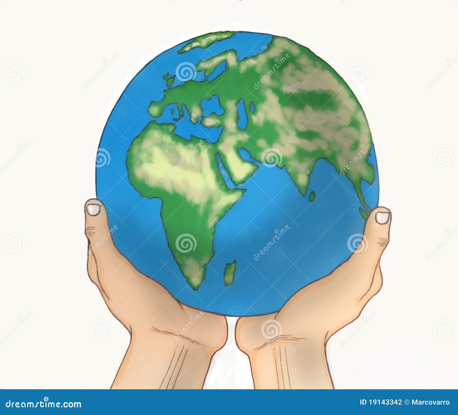 clipart globe in hand - photo #13