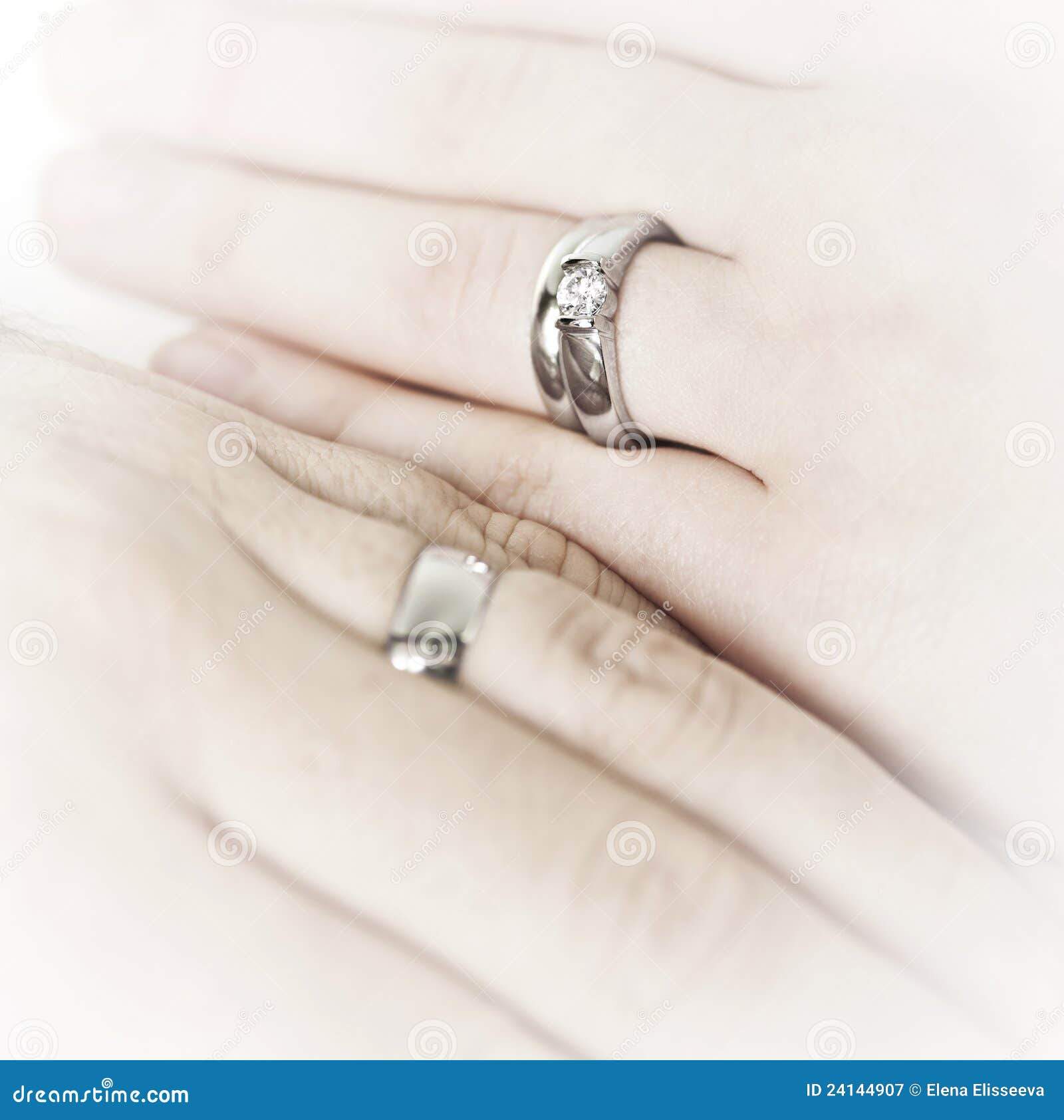 More similar stock images of ` Hands wearing wedding rings `