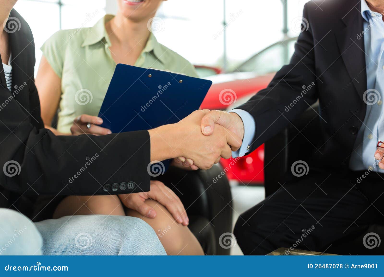 Car Dealership Hand Shake Car Dealership Hand Shake