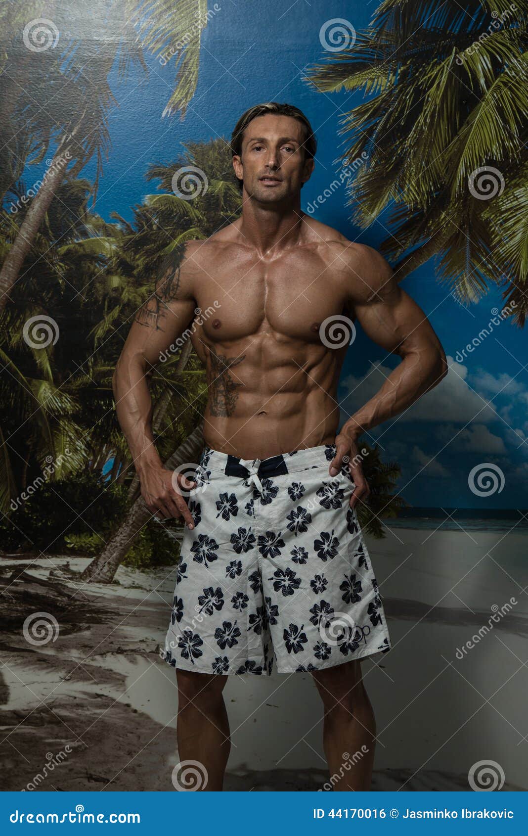 Handsome Muscular Men Stock Photo - Image: 44170016