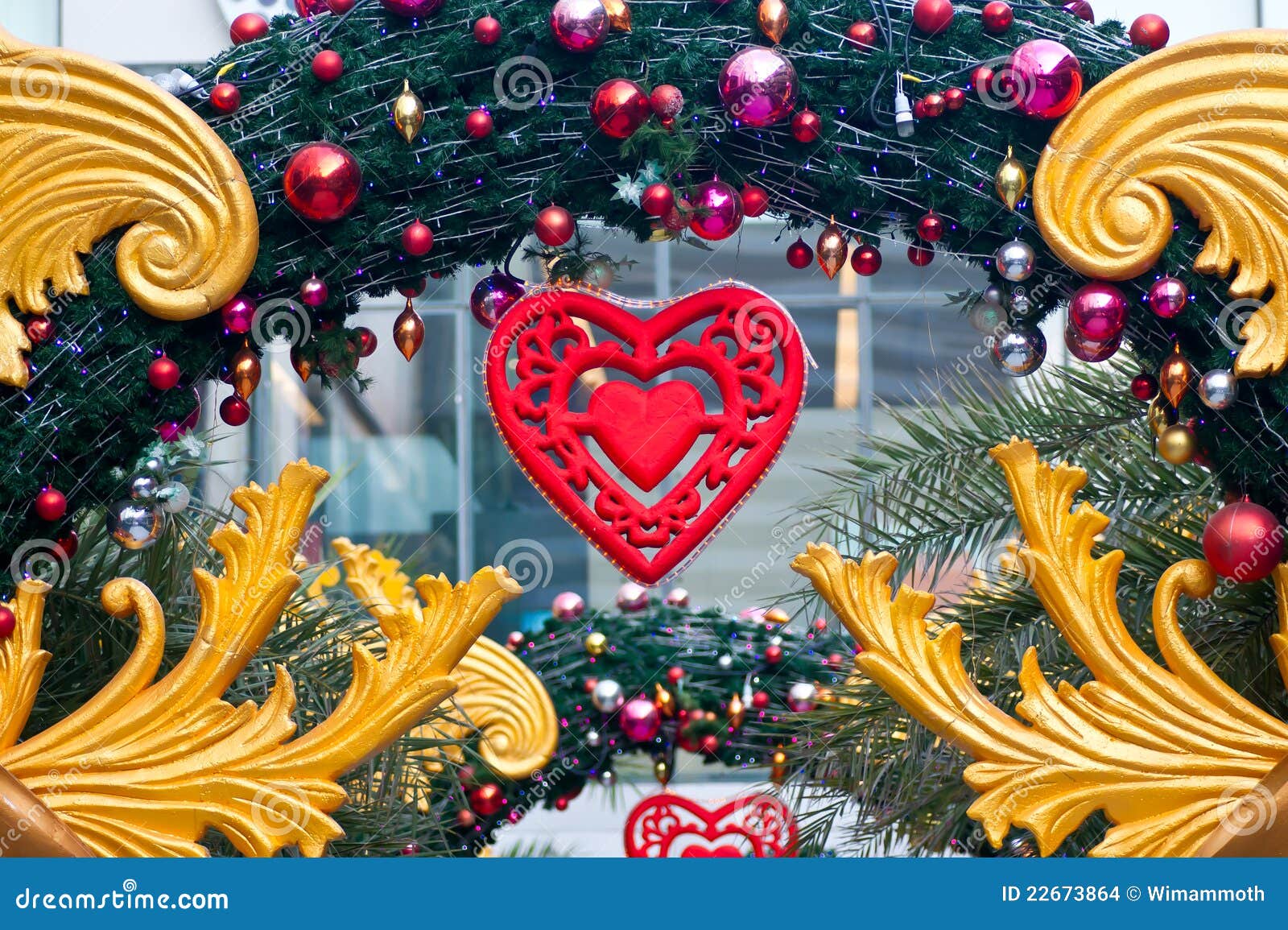 Hanging Decorative Christmas Lights Stock Images - Image: 22673864