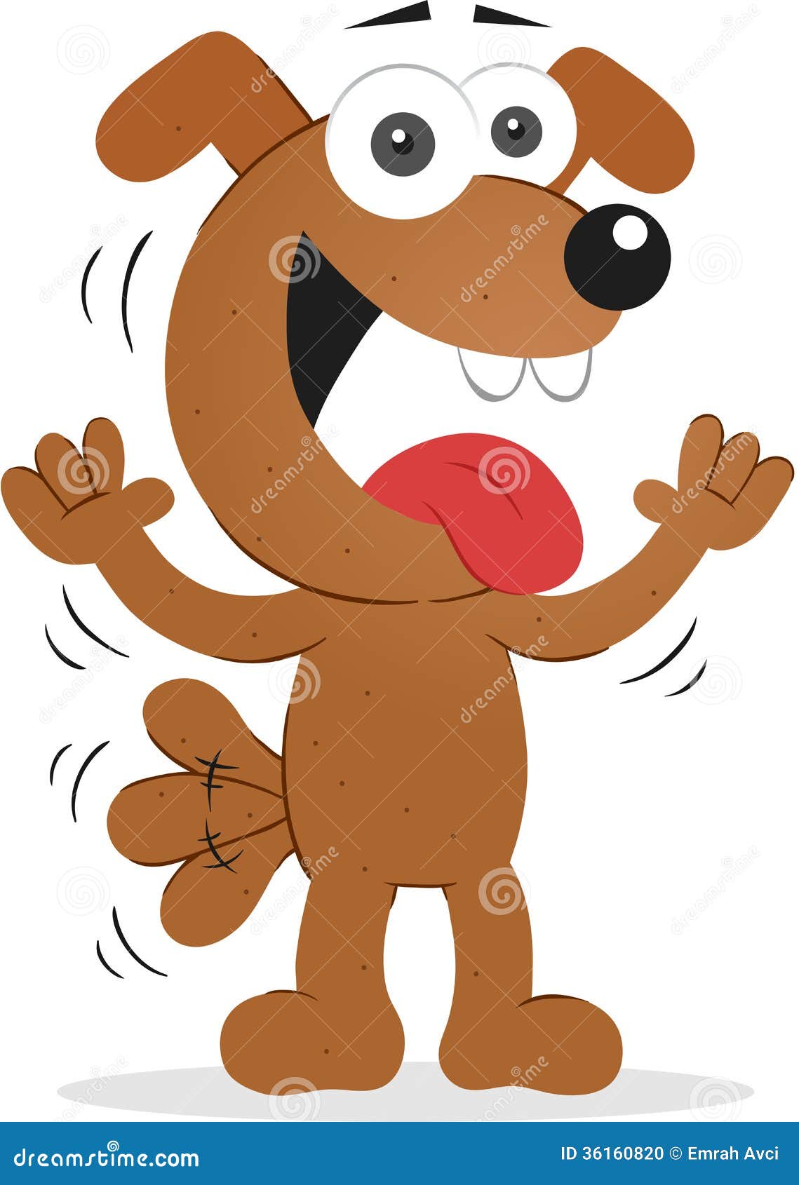 free clipart dog wagging tail - photo #47