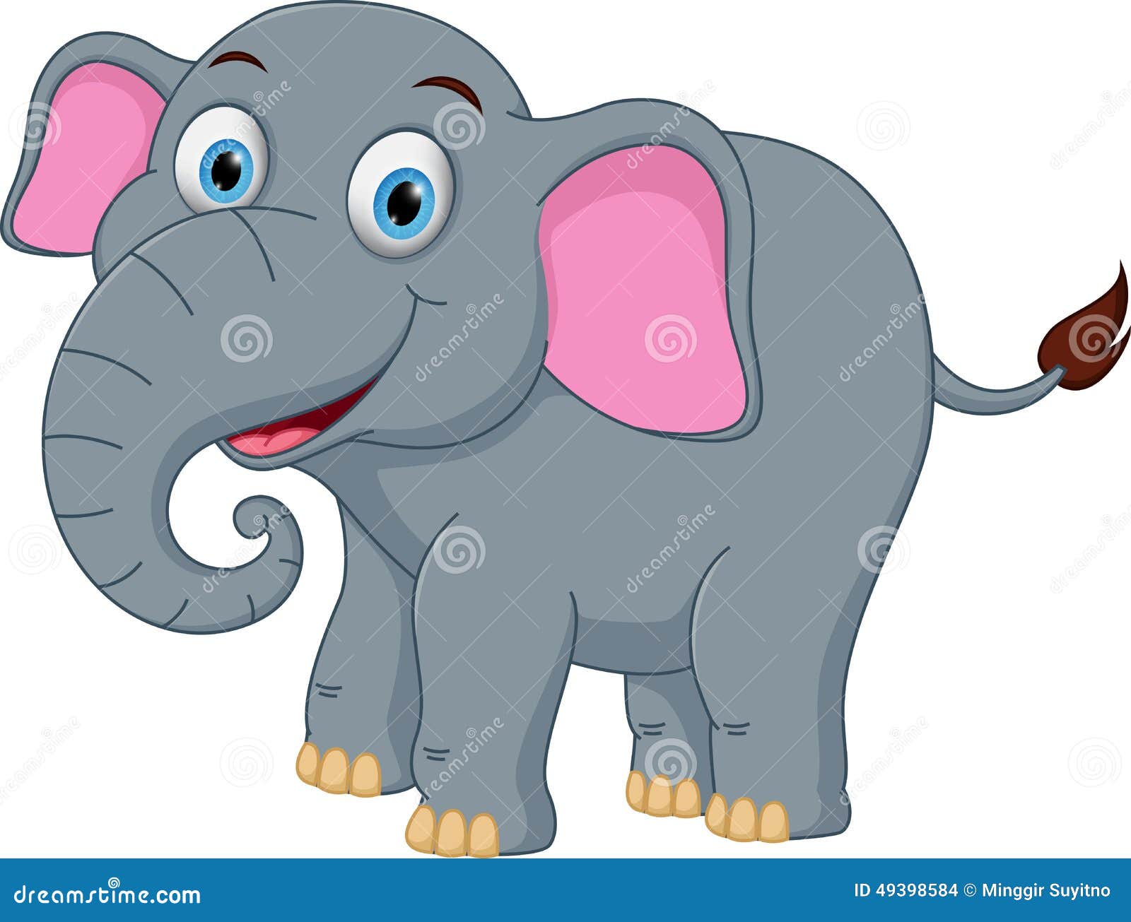 happy elephant clipart - photo #31