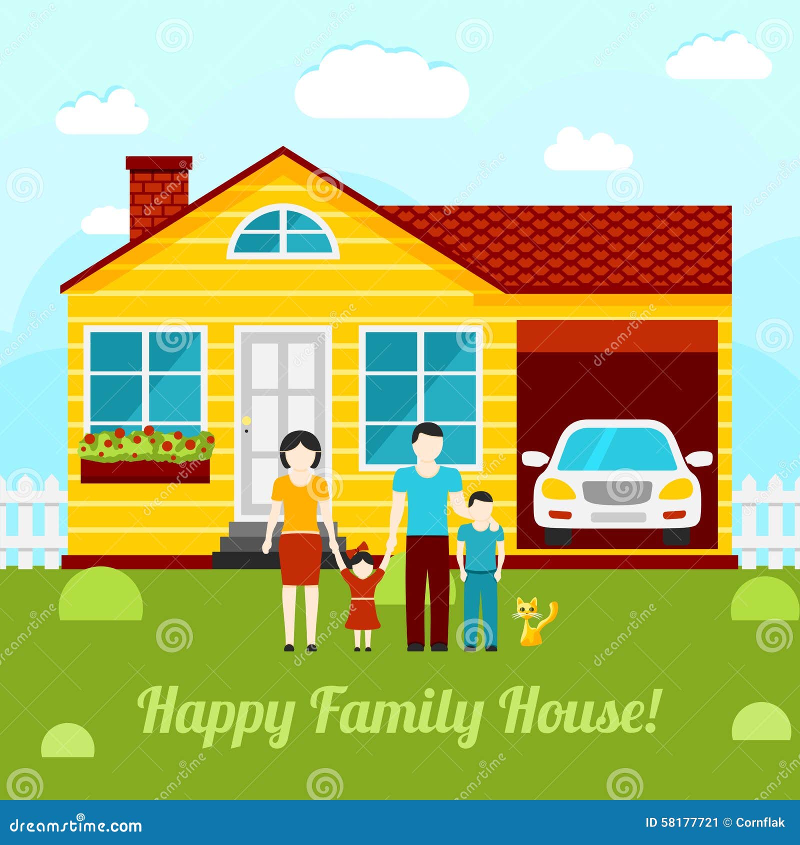 house with garage clipart - photo #25