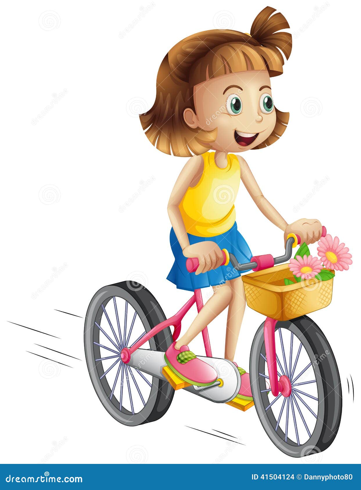 clipart girl riding bicycle - photo #19