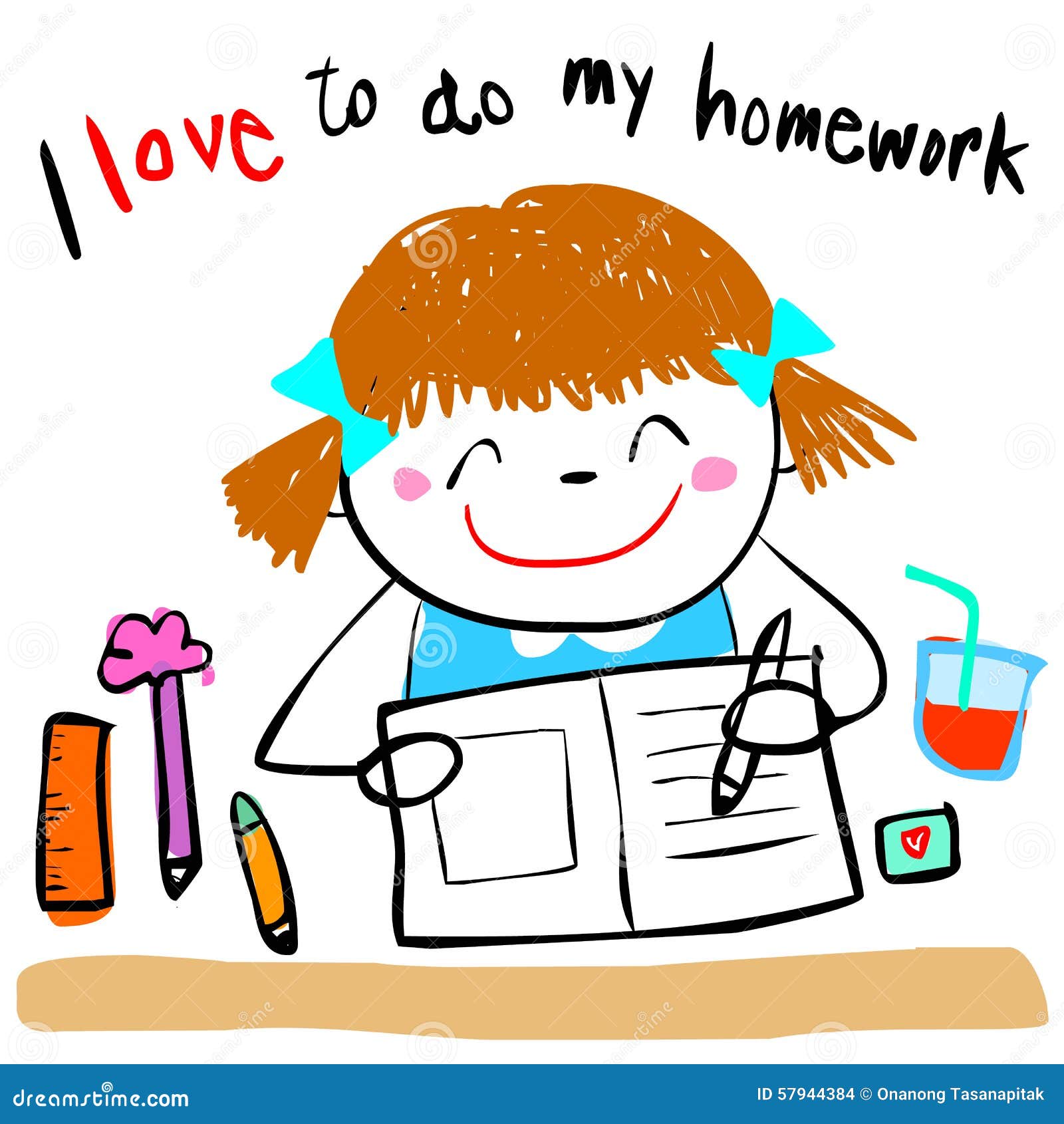 Homework clip art