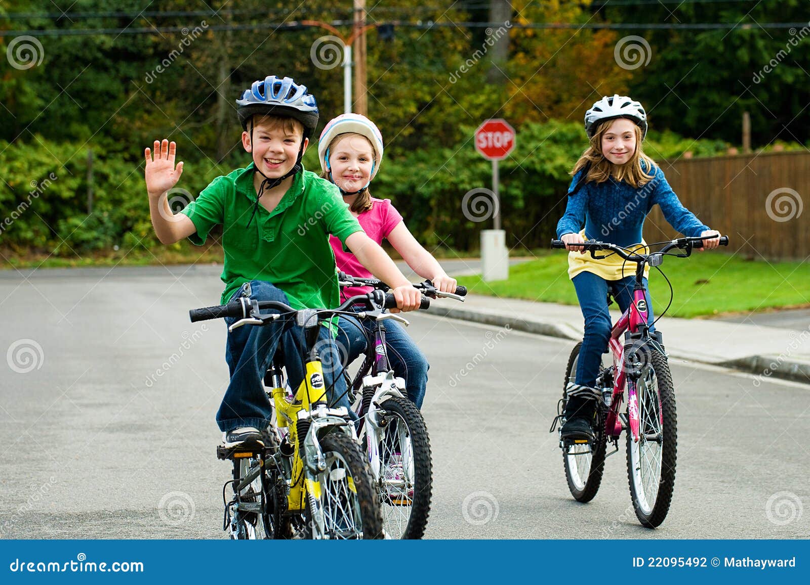 Child Riding A Bicycle