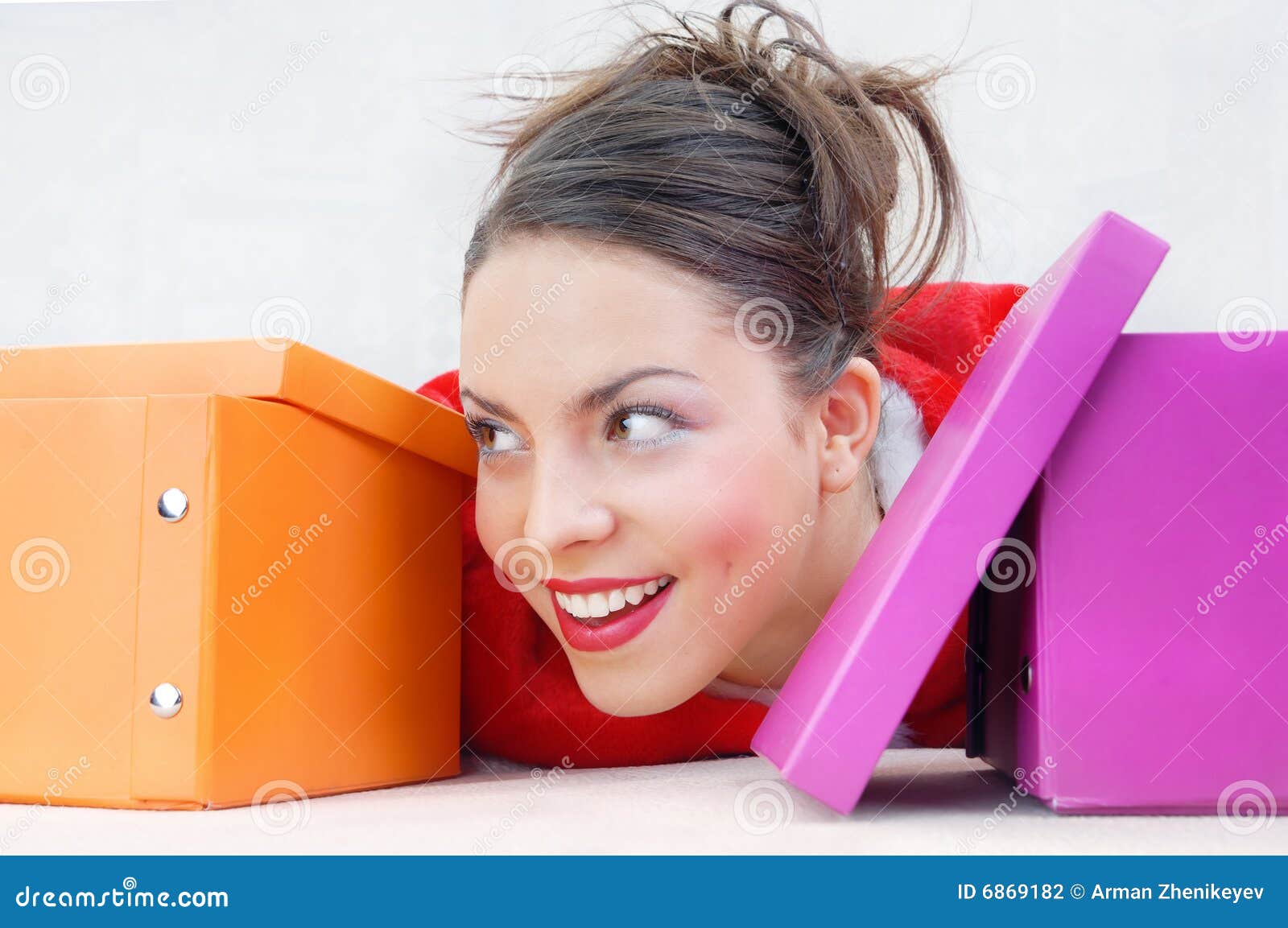 Happy lady with gift boxes - happy-lady-gift-boxes-6869182