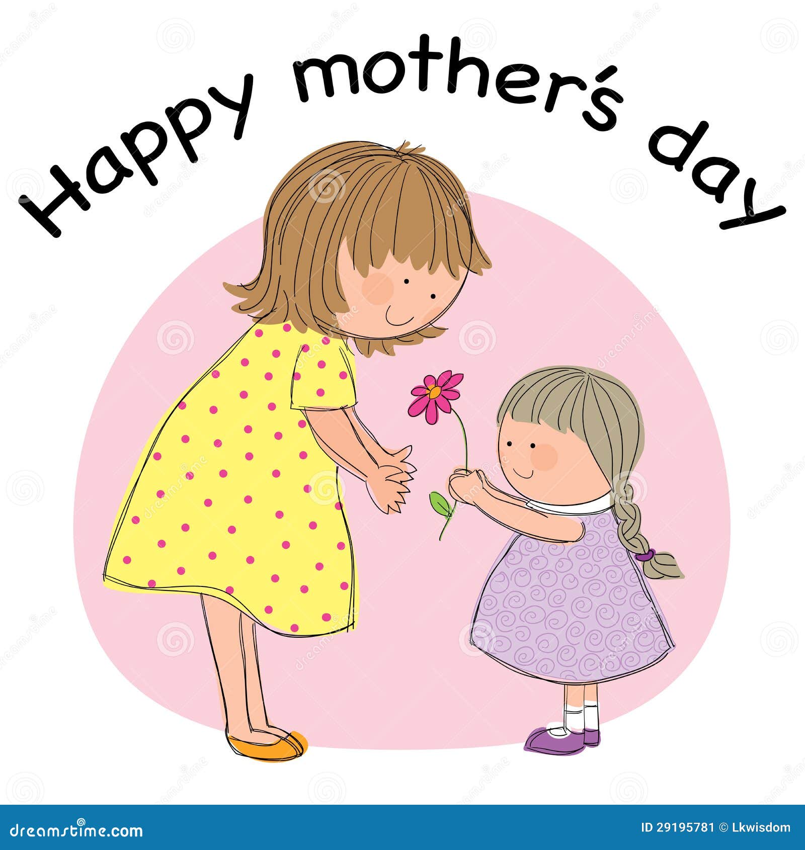 Happy Mothers Day Stock Vector Illustration Of Graphic 29195781