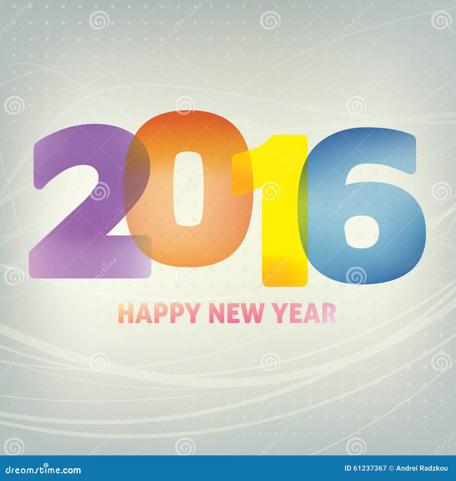 new year cmyk happy new year card with color typography 2016 stock new year cmyk happy new year card with color typography 2016 stock