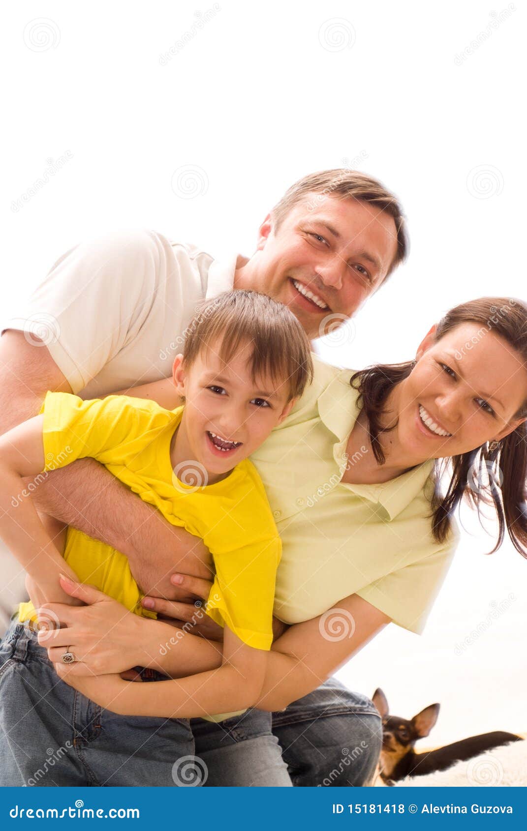 Happy Parents With Children Royalty Free Stock Photos - Image: 15181418