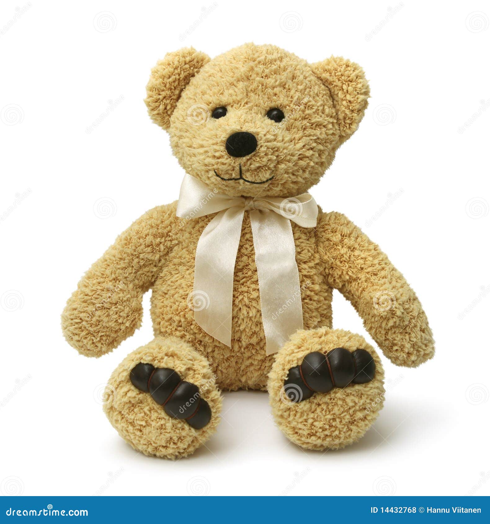 Happy Teddy Bear Sitting Royalty Free Stock Photos - Image: 14432768