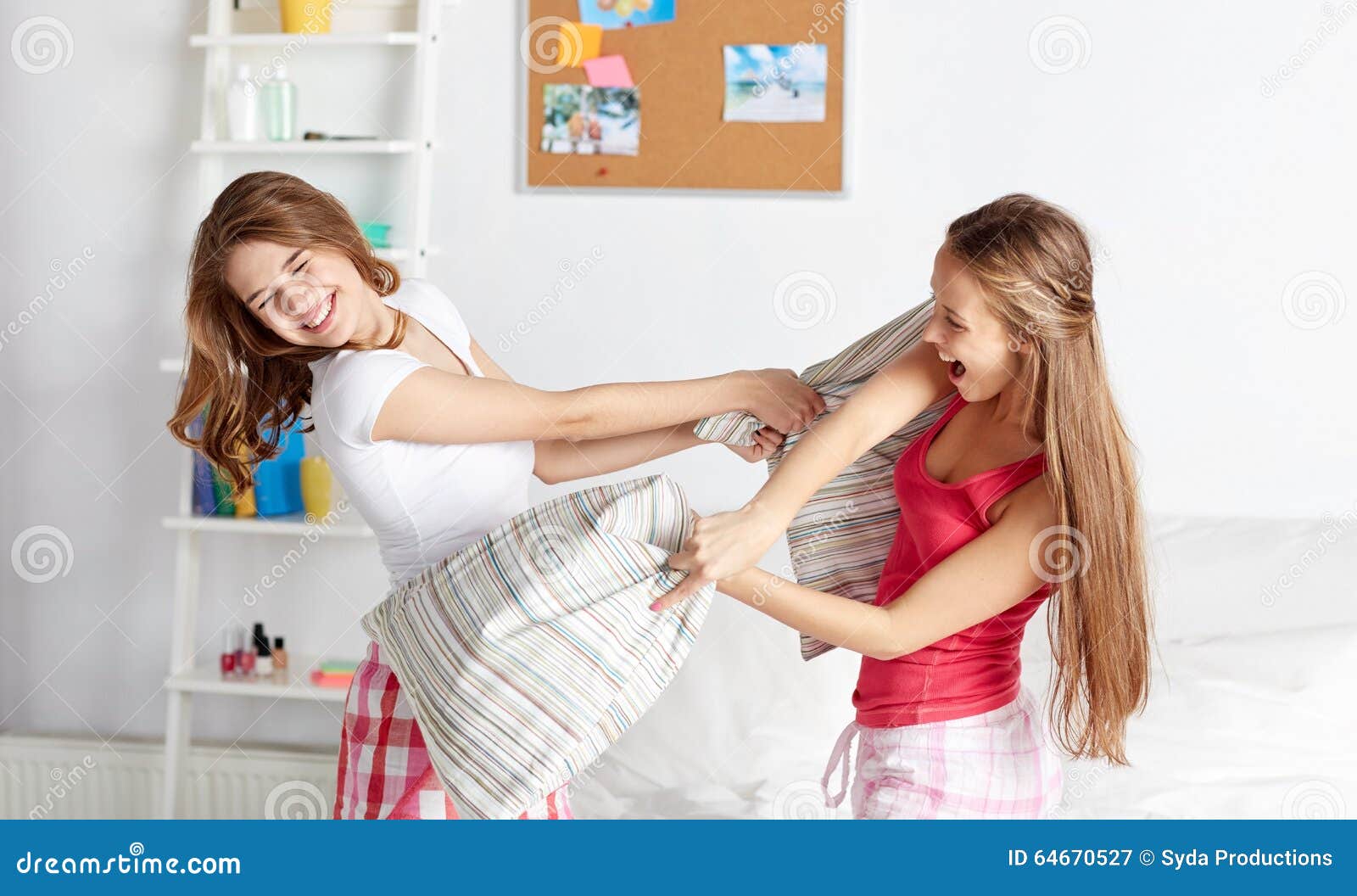 Russian Teens Having Pillow 2