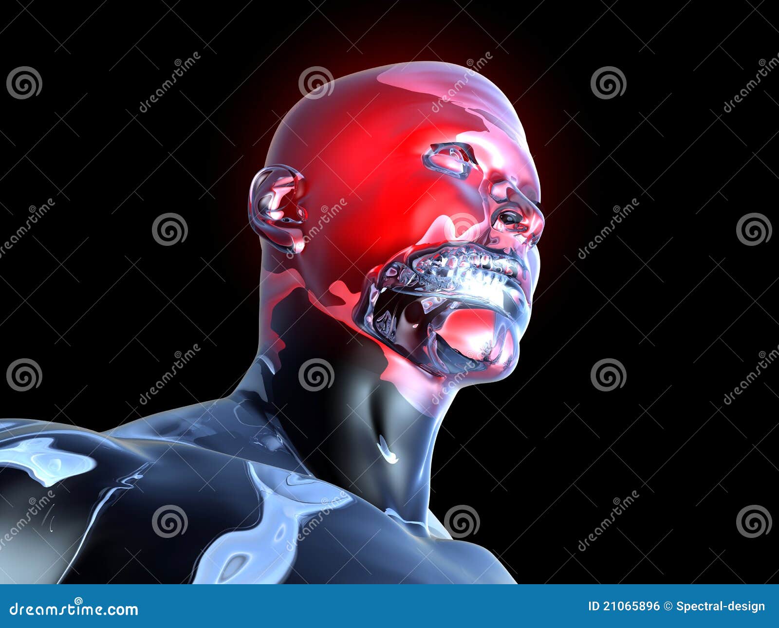 Headache - Anatomy Royalty Free Stock Image - Image: 21065896