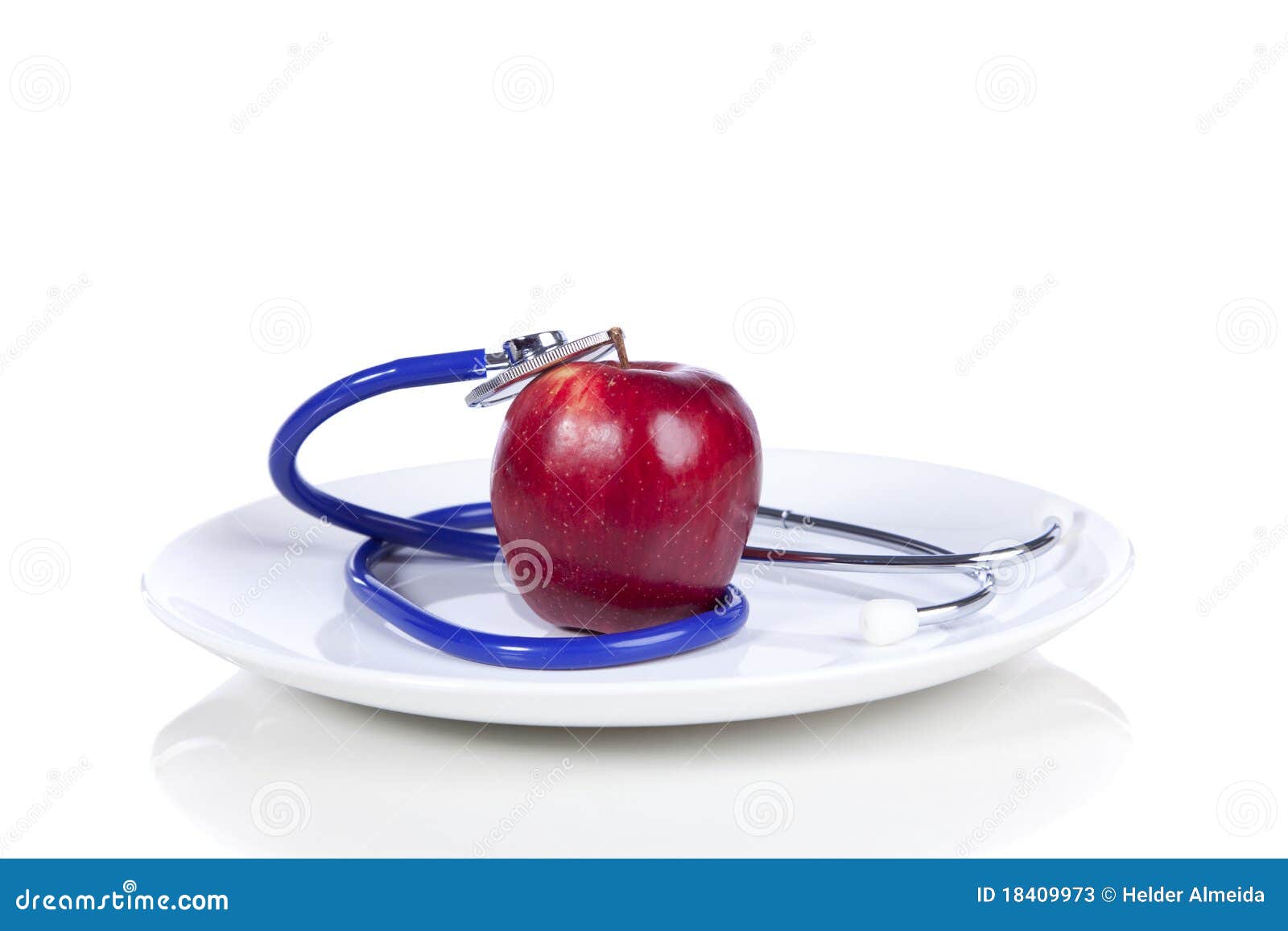 Healthy Food Gives You A Good Life Stock Photos - Image: 18409973