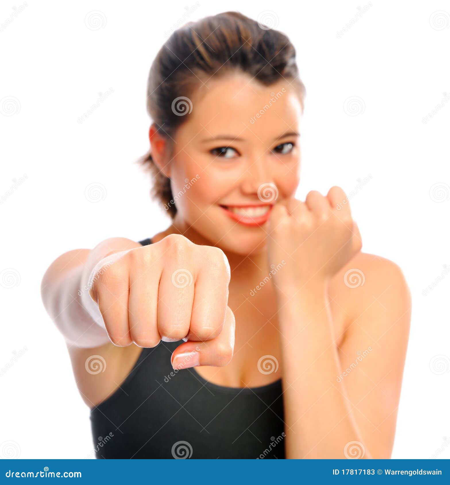 Healthy Girl Boxing Stock Photos  Image: 17817183