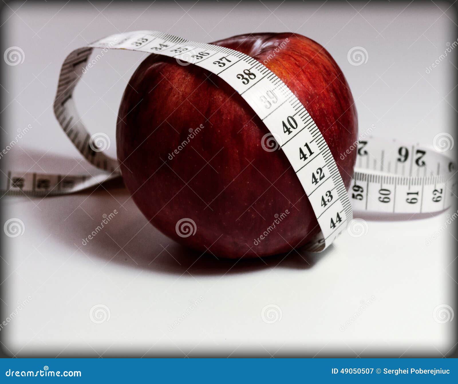 Healthy Lifestyle, We Watch The Diet, We Consider Calories Stock Photo ...