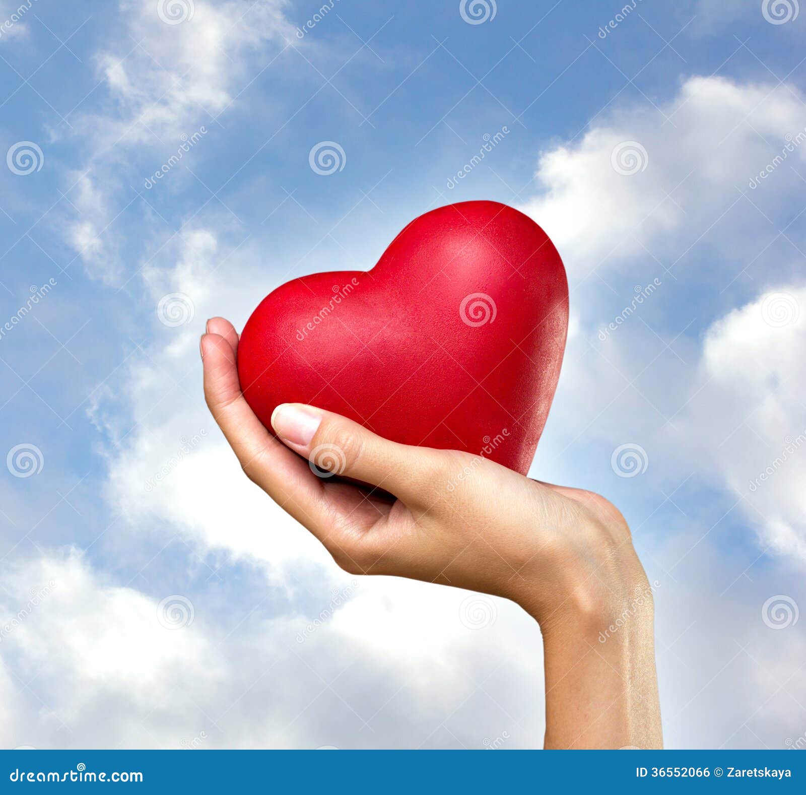 heart-hand-red-womans-blue-sky-clouds-ba