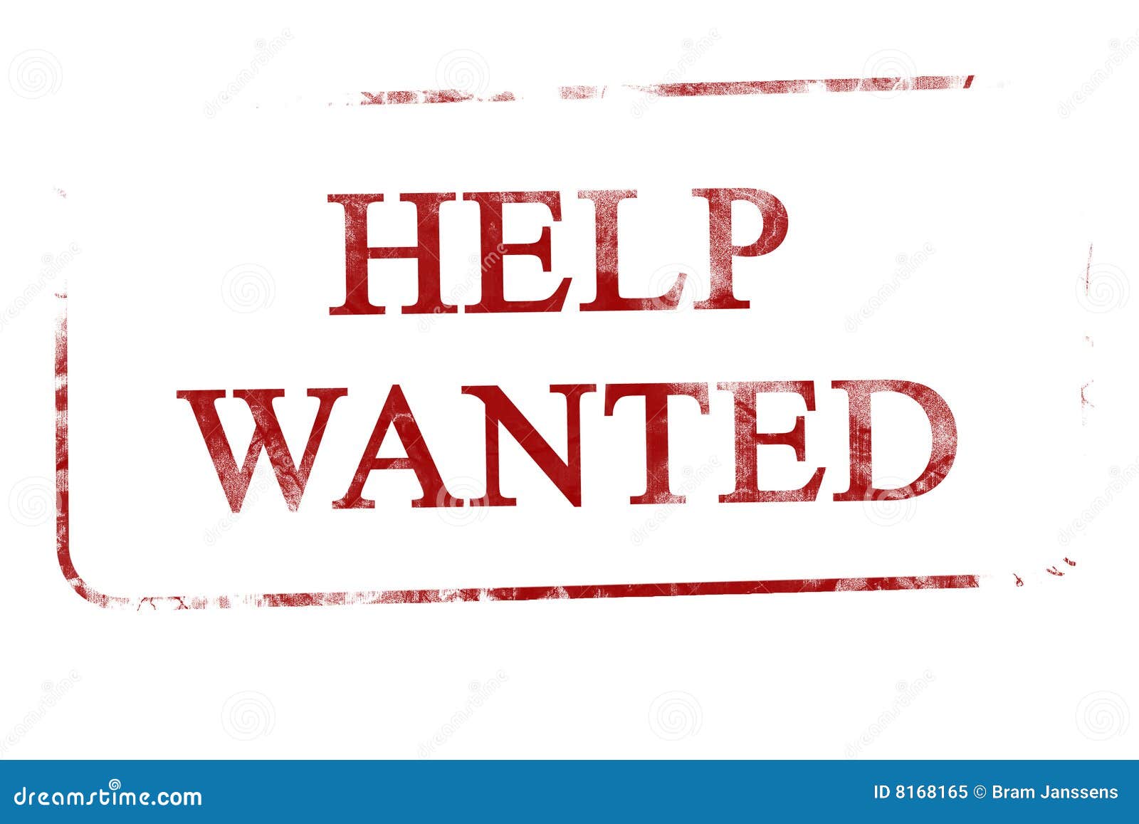 Help Wanted Royalty Free Stock Photo - Image: 8168165