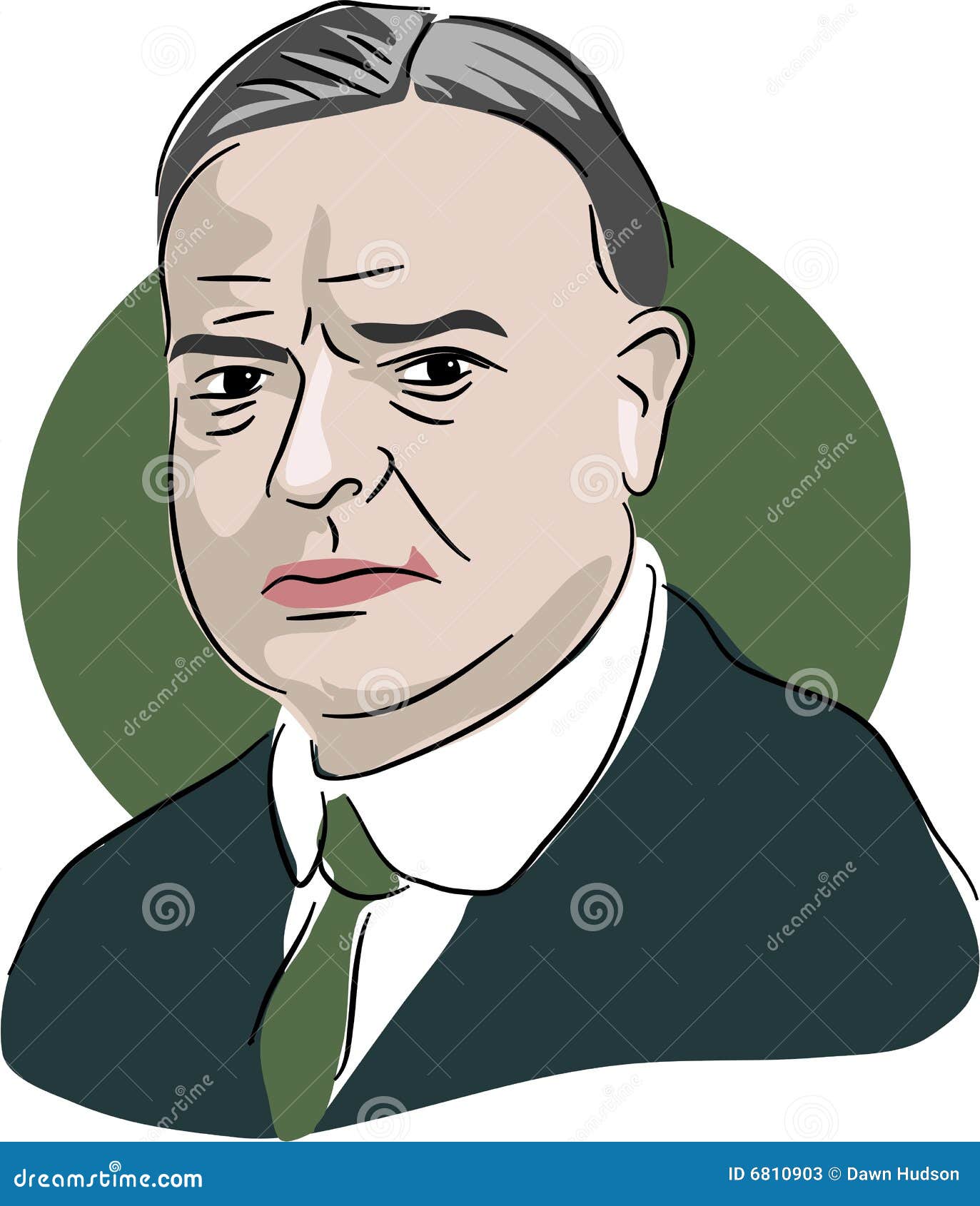 Herbert Hoover Redaktionelles Stockfoto