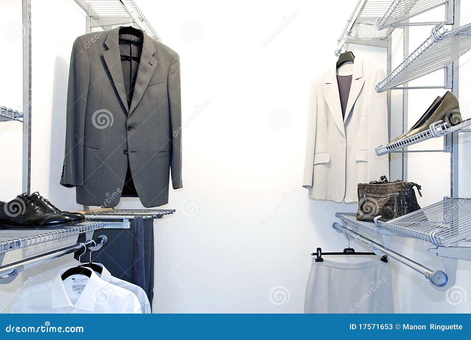 Stock Photos: His and Hers Walk-In Closet 1300 x 957 · 128 kB · jpeg