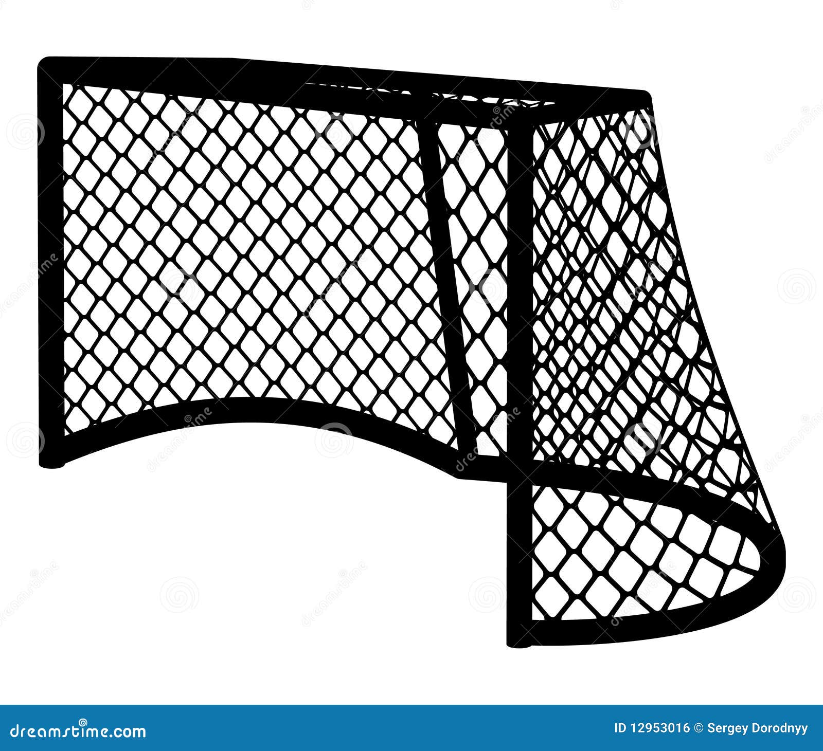 hockey net clipart - photo #29