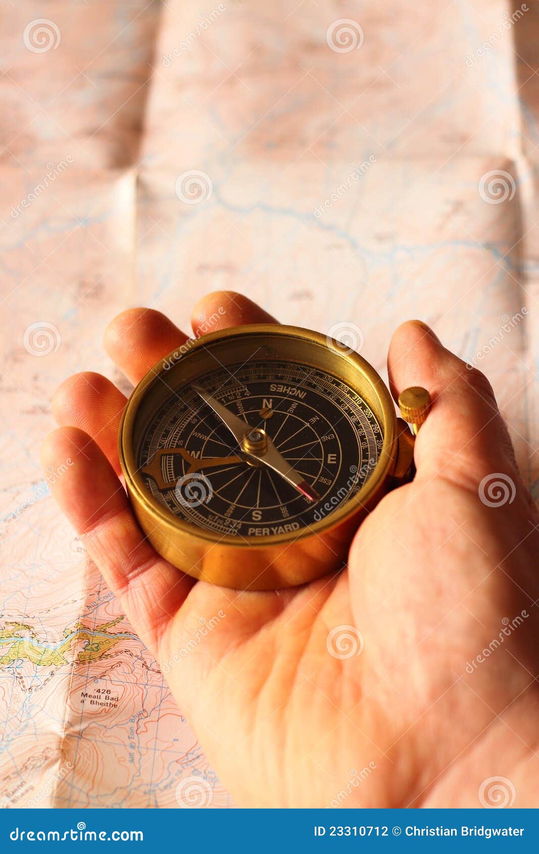 Holding Compass B Stock Photography Image 23310712