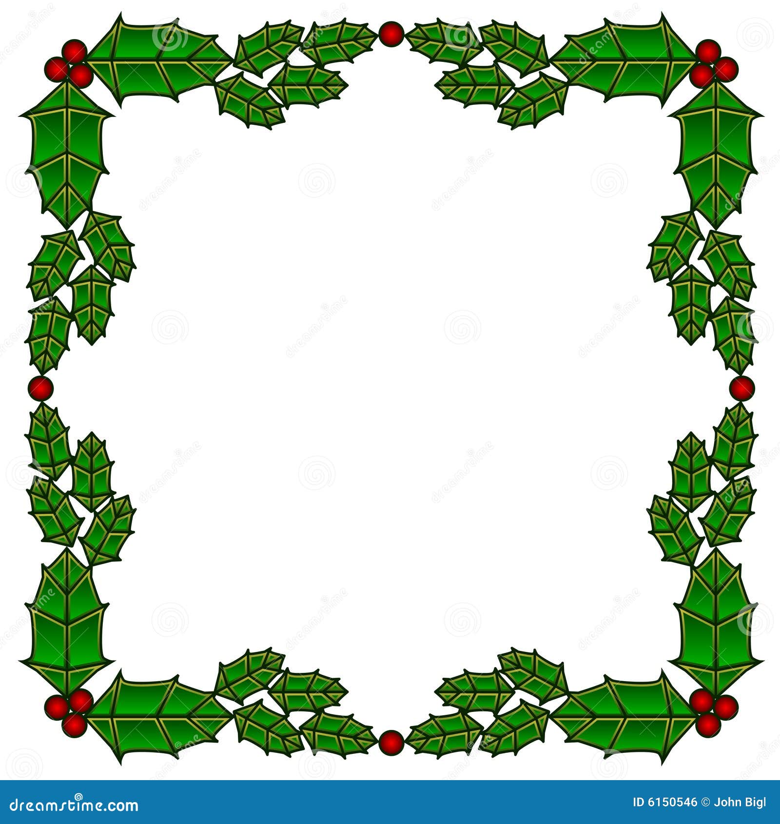 clip art borders holly leaves - photo #17