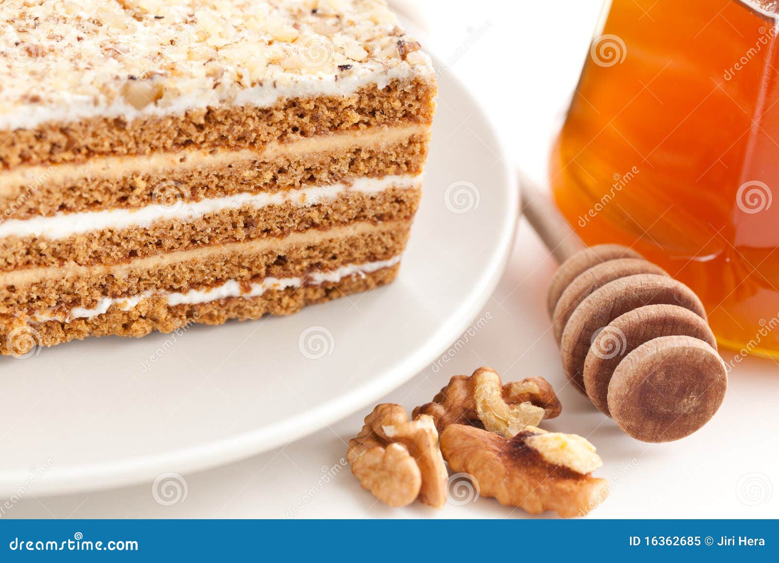 Honey Cake Royalty Free Stock Photo - Image: 16362685