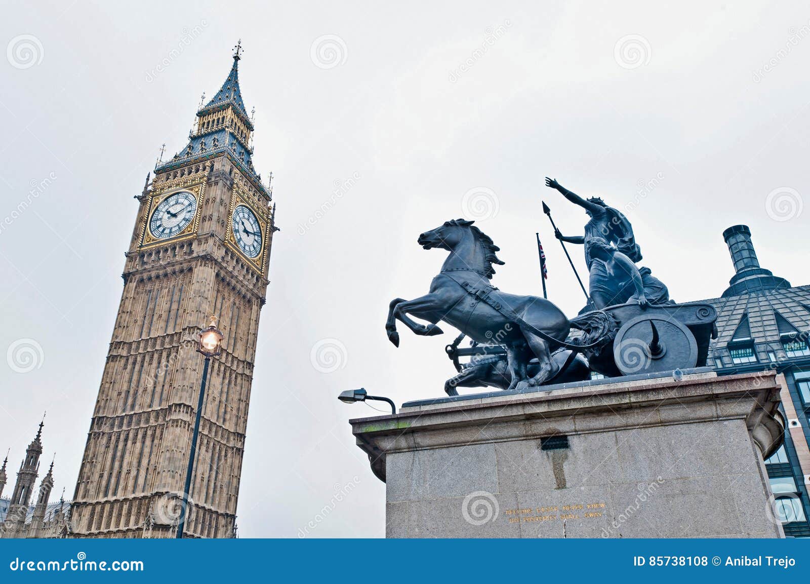 Horloge De Tour De Grand Ben Londres Angleterre Photo Stock