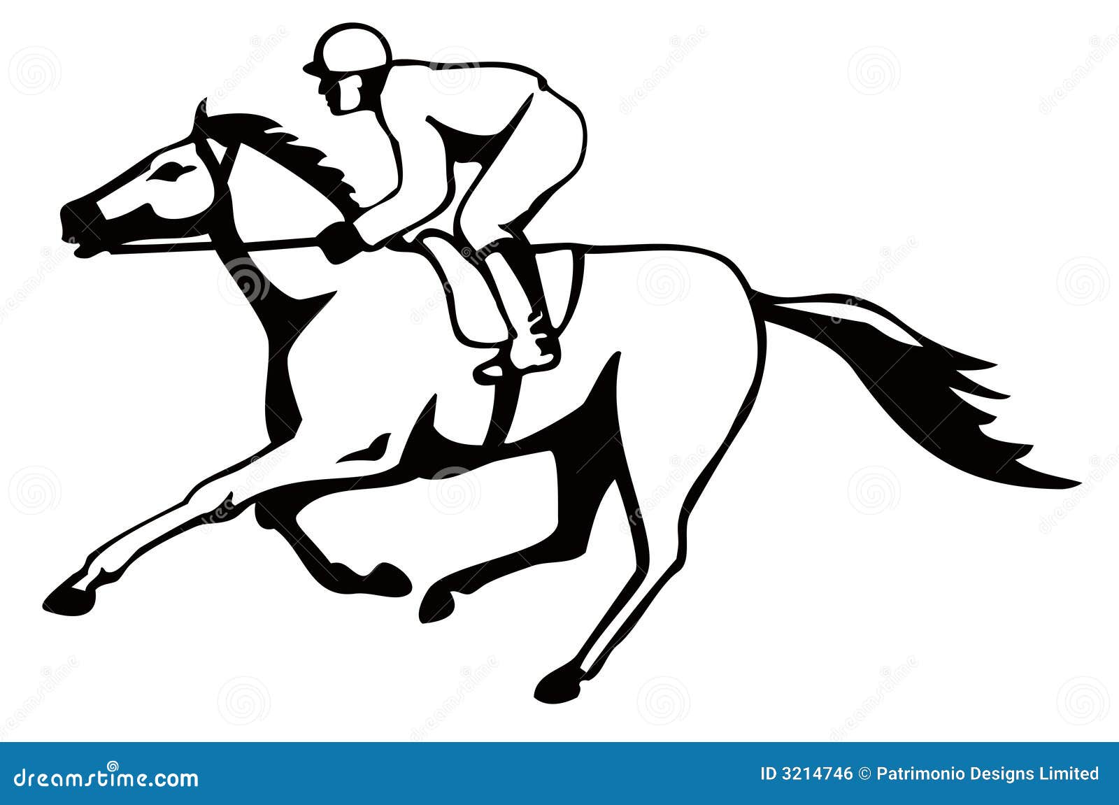 clipart horse and jockey - photo #11