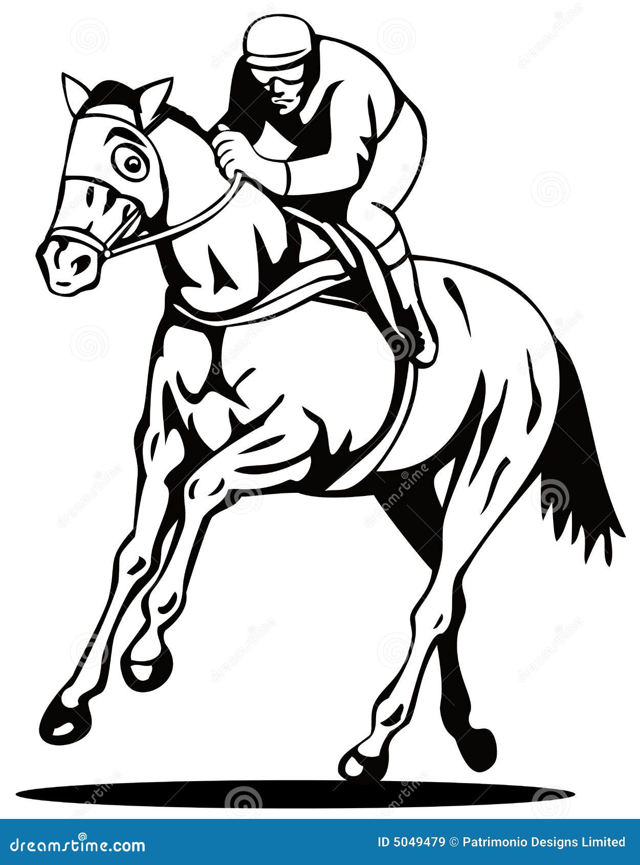 clipart horse and jockey - photo #25
