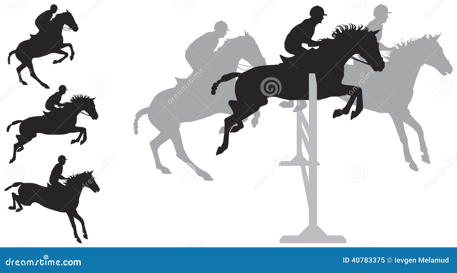 clipart show jumping horses - photo #39